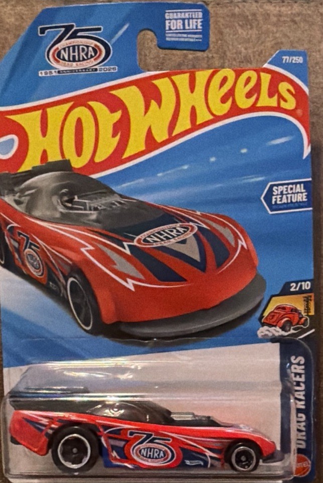 🏎️🔥 Hot Wheels 2026 75th NHRA Anniversary Supercharged Funny Car 77/250