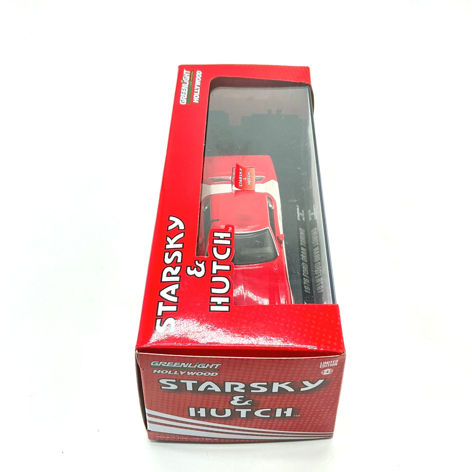 Greenlight Hollywood 1:43 STARSKY & HUTCH 1976 Ford Gran Torino -Missing Light-