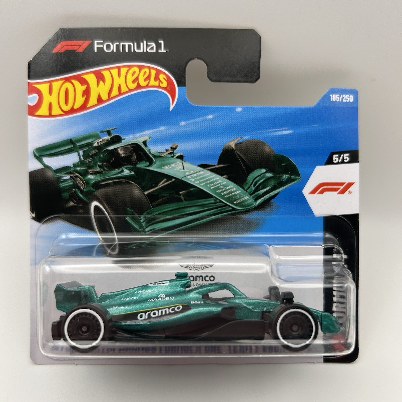Hot Wheels 2026 Aston Martin Formula 1 F1 Short Card 5/5 Green #185
