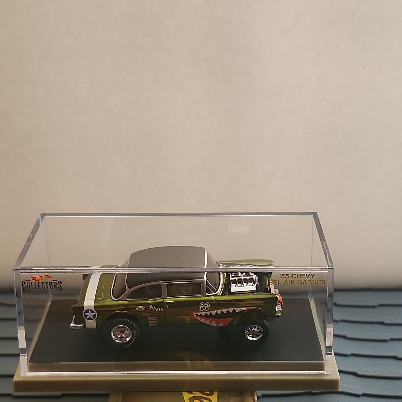 Hot Wheels ’55 CHEVY BEL AIR GASSER Flying Aces Tigers RLC Exclusive #8709/12000