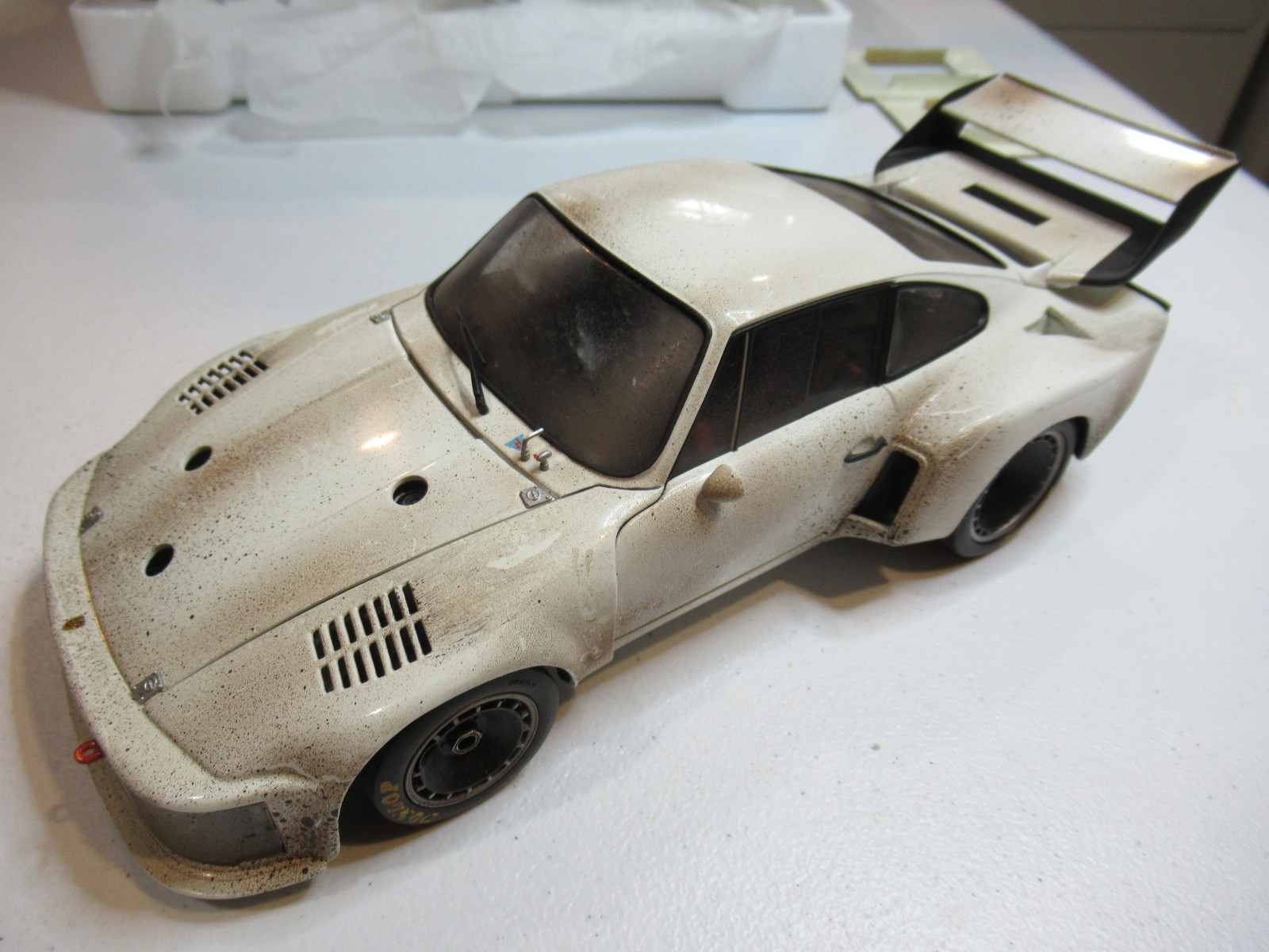 1976 Porsche 935 White Works Prototype Ultra Rare Finish Line Plus FLP Exoto