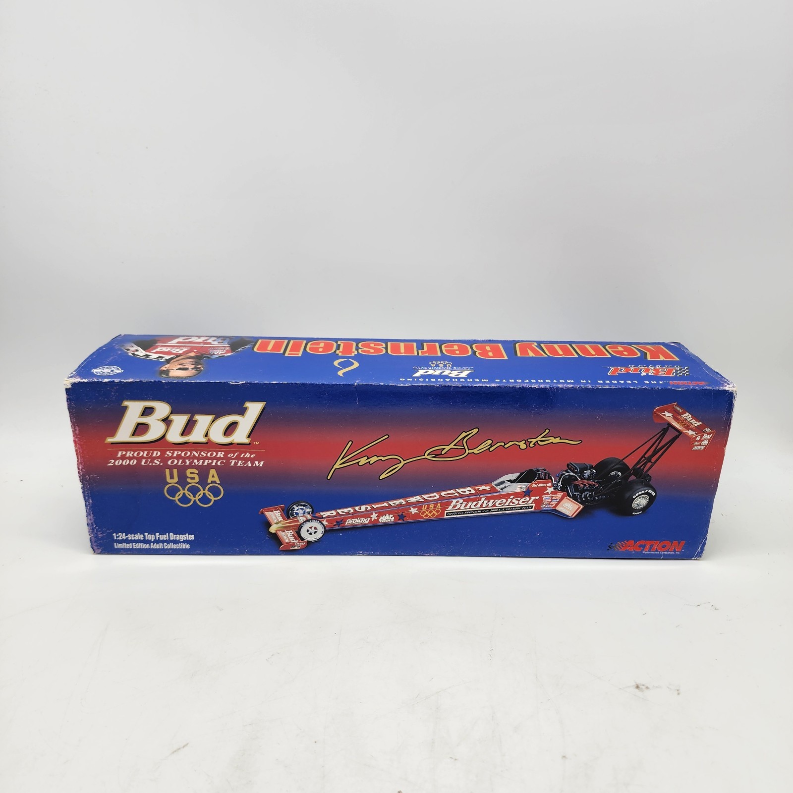 55D 2000 Kenny Bernstein Budweiser US Olympic Team NHRA Top Fuel Dragster 1/24