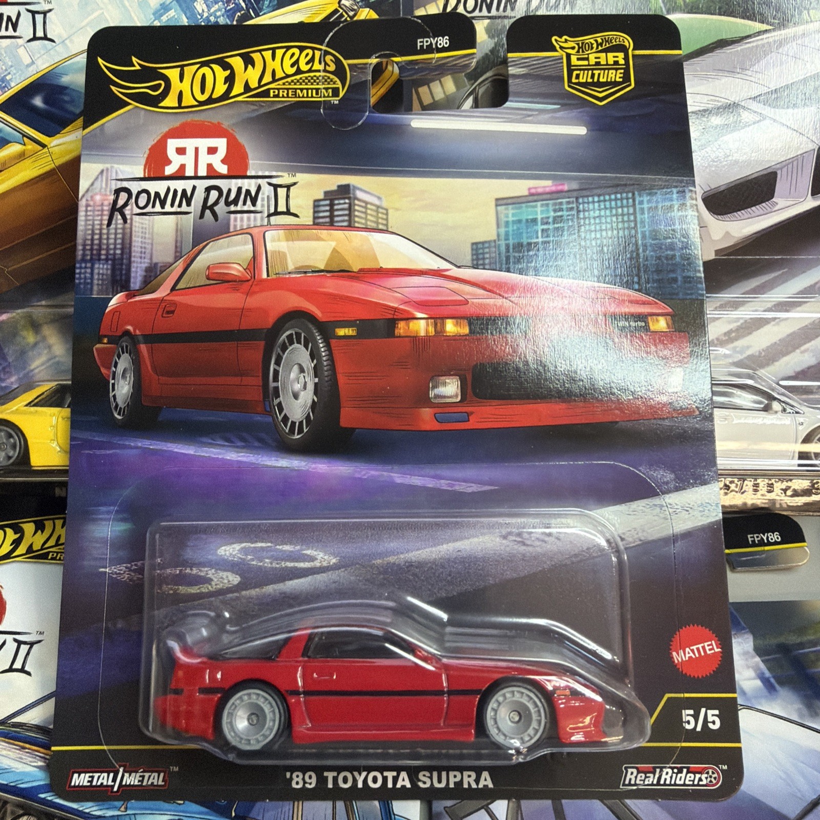 Hot Wheels Premium Car Culture RONIN RUN 2 Full Set Of 1-5 ; No Chase.