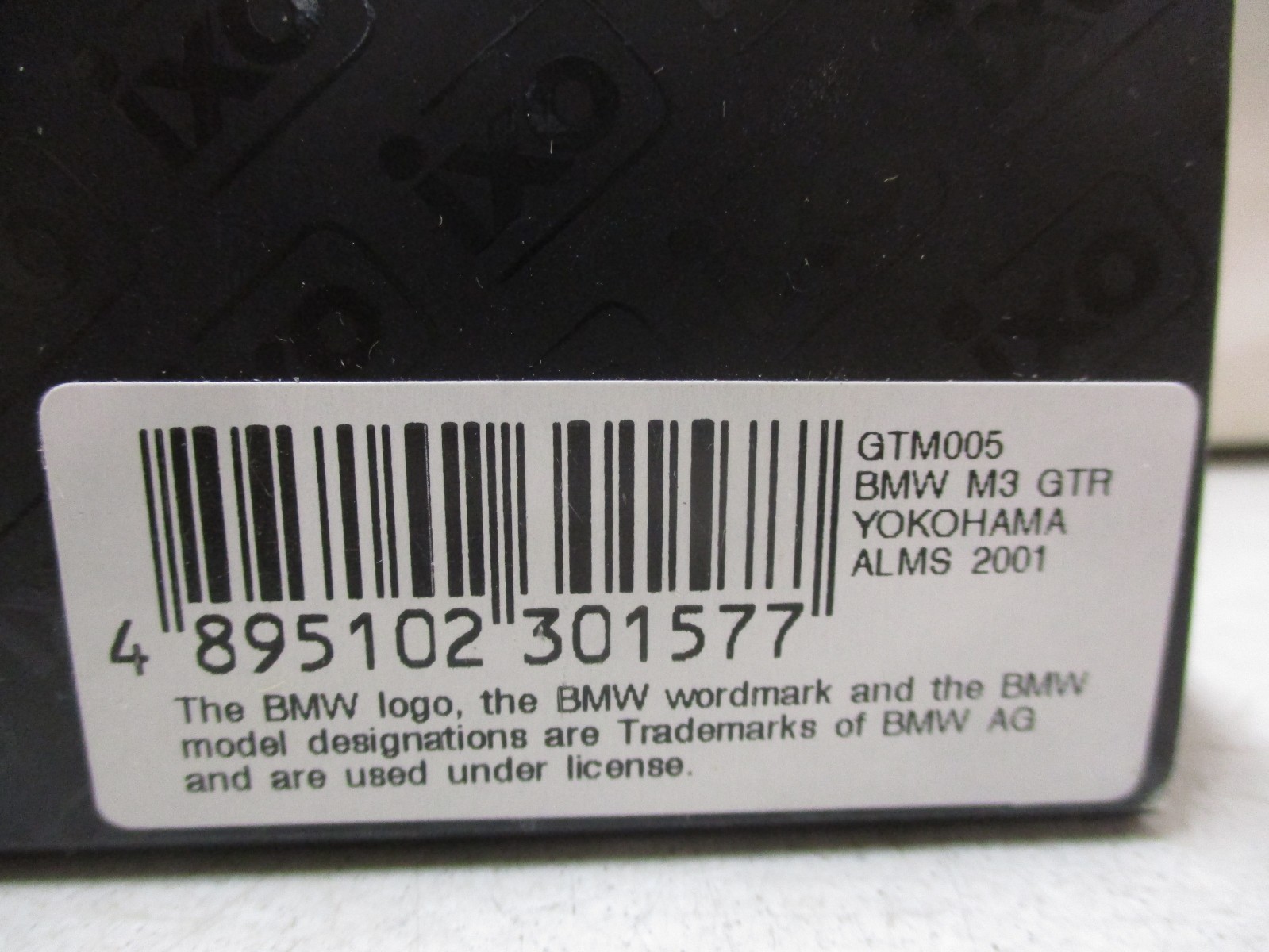 IXO Models 2001 BMW M3 GTR V8 Jonsson and Auberlen 1/43