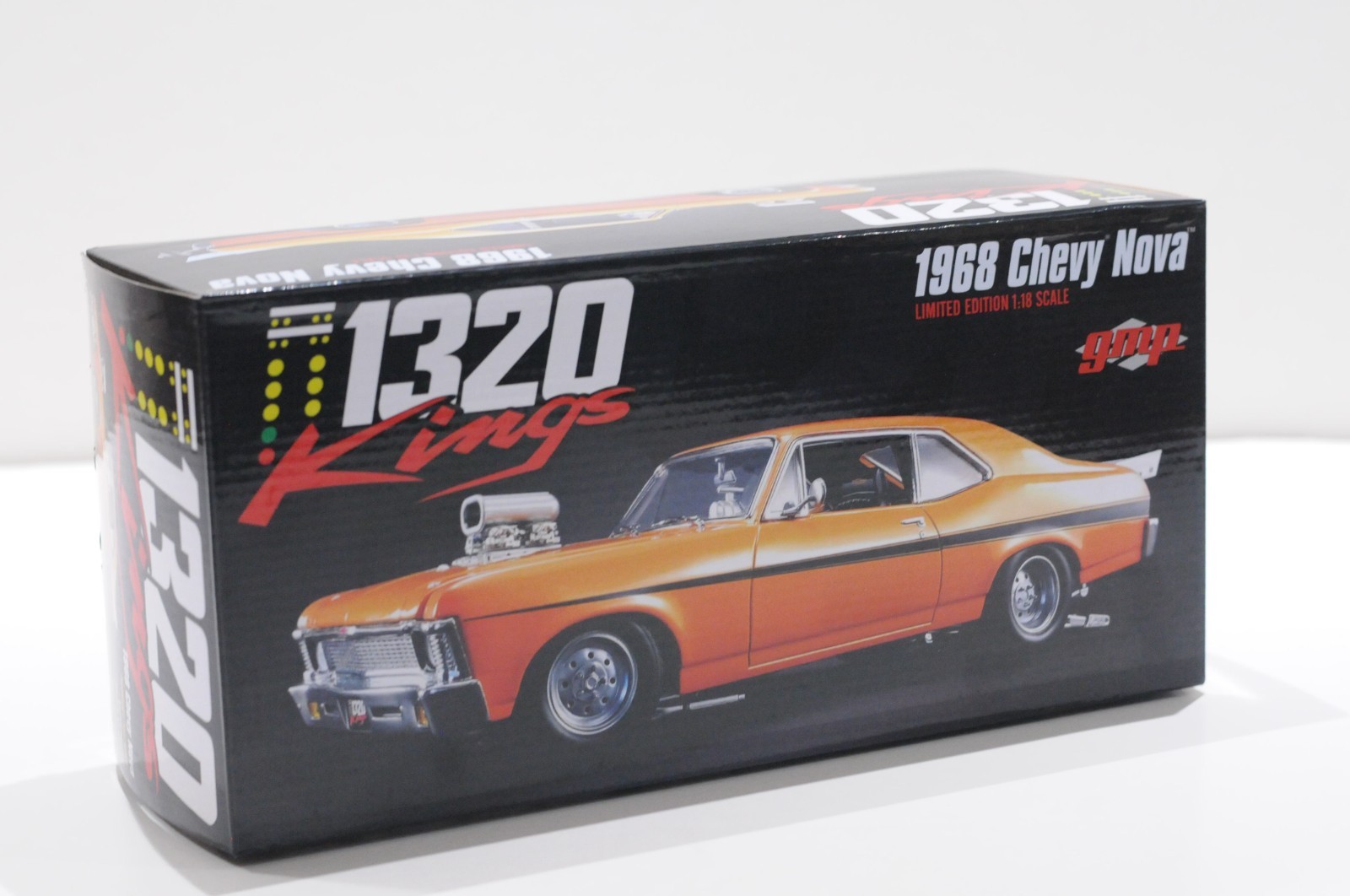 GMP 1968 CHEVY NOVA 1320 KINGS ORANGE SCALE 1:18 LIMITED 1 OF 600