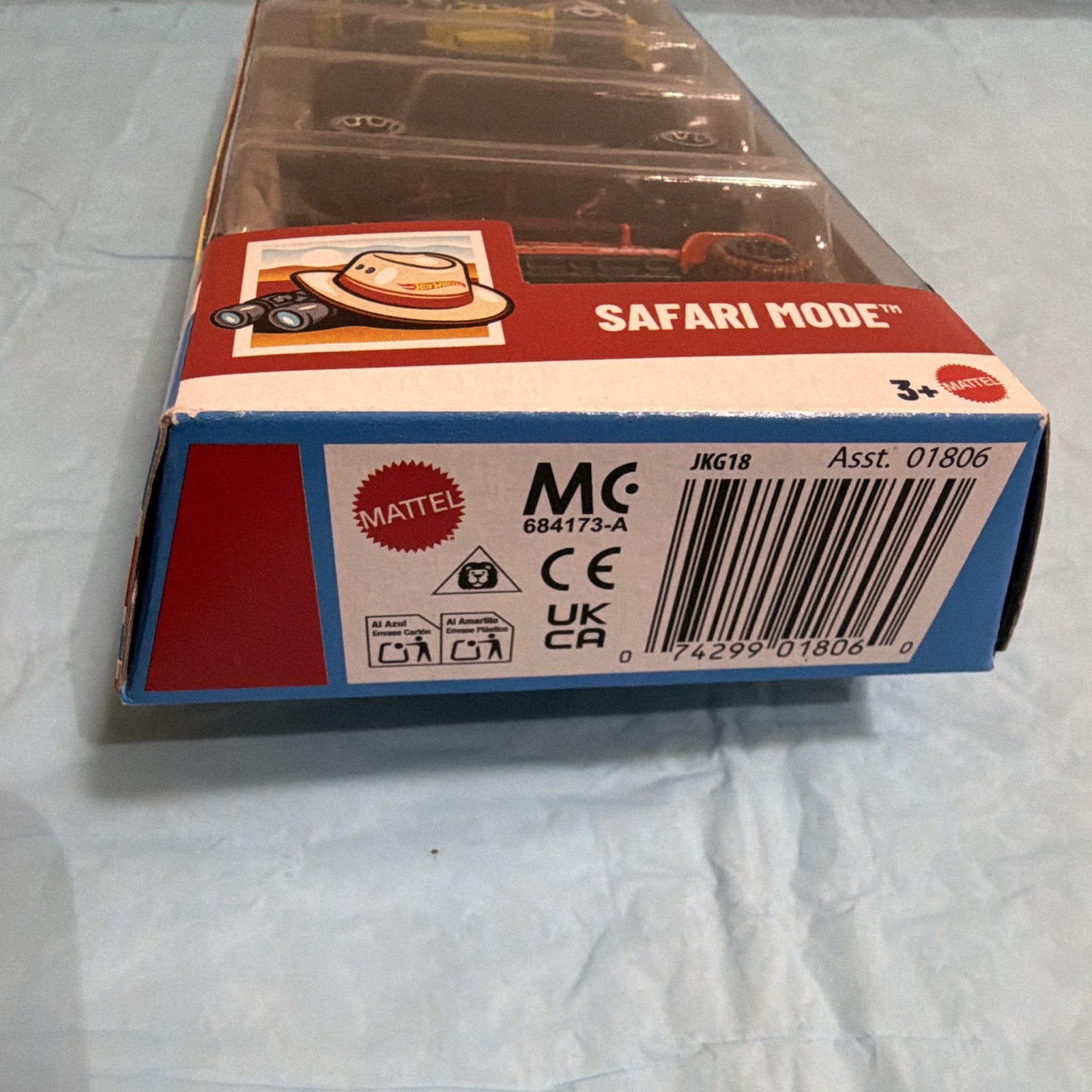 Hot Wheels Safari Mode 5-Pack 1:64 Diecast Cars Set, Unopened Box