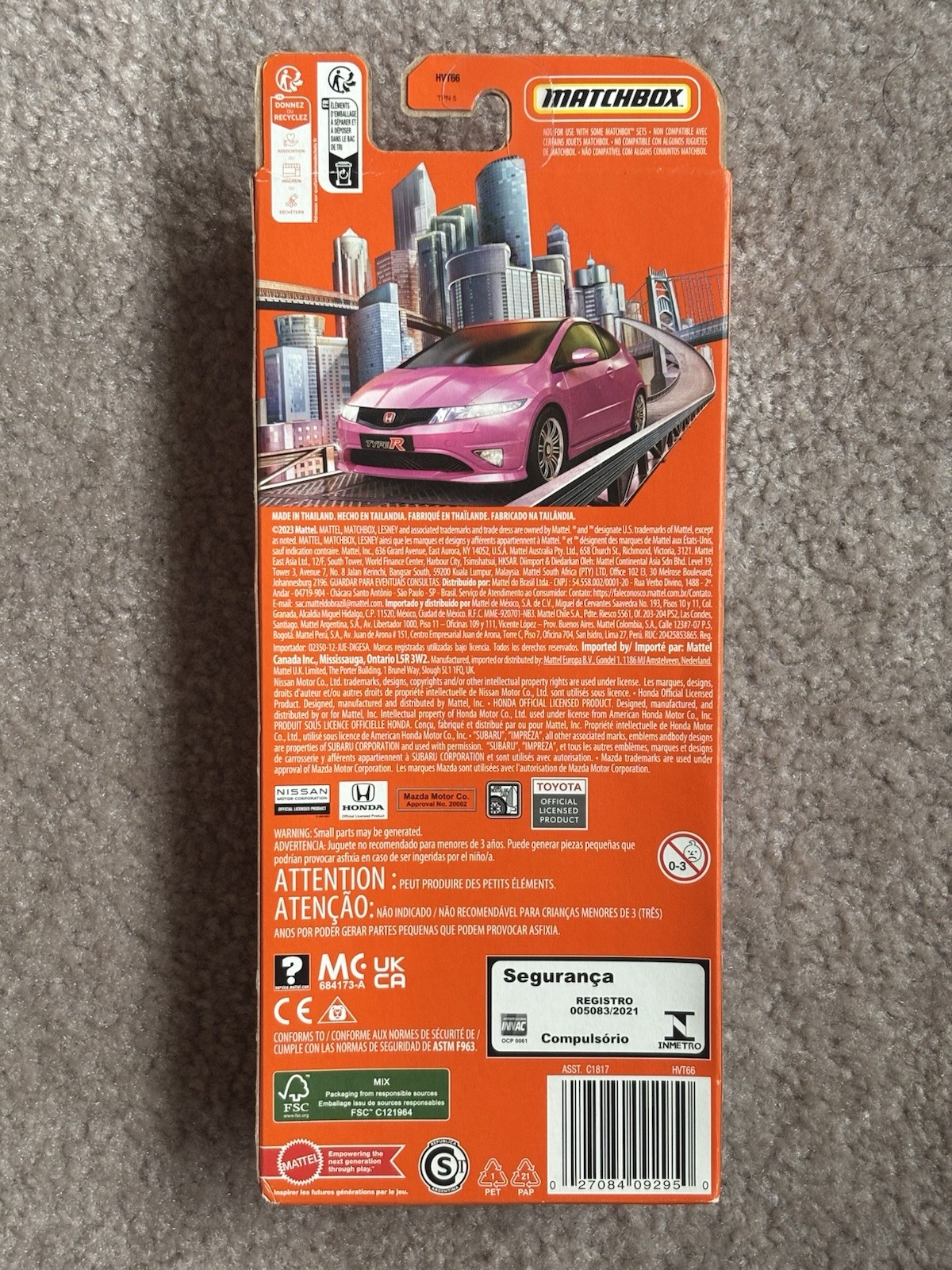 Matchbox MBX Japan Cruisers 5 Pack 2024 Honda Toyota Mazda Subaru Nissan