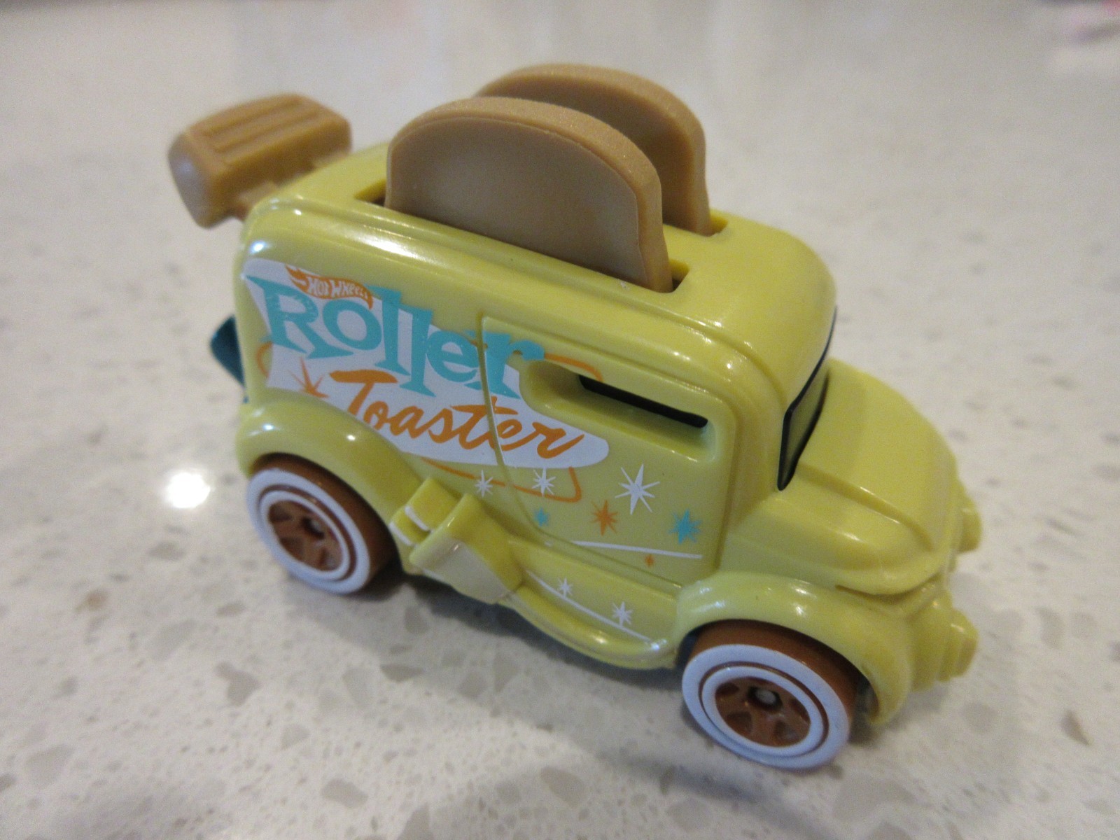 2025 Hot Wheels Roller Toaster Yellow Experimotors 1:64 DIECAST Toy Race Car