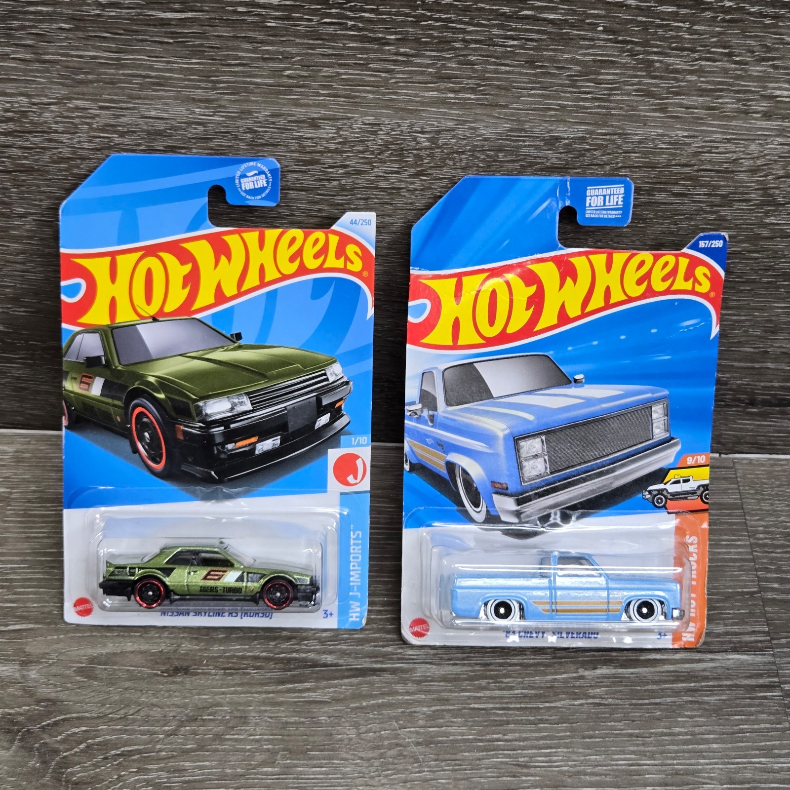 Hot Wheels Lot of 6 JDM & Truck Cars Ultra Hots Nissan Skyline Mazda RX-7 Chevy