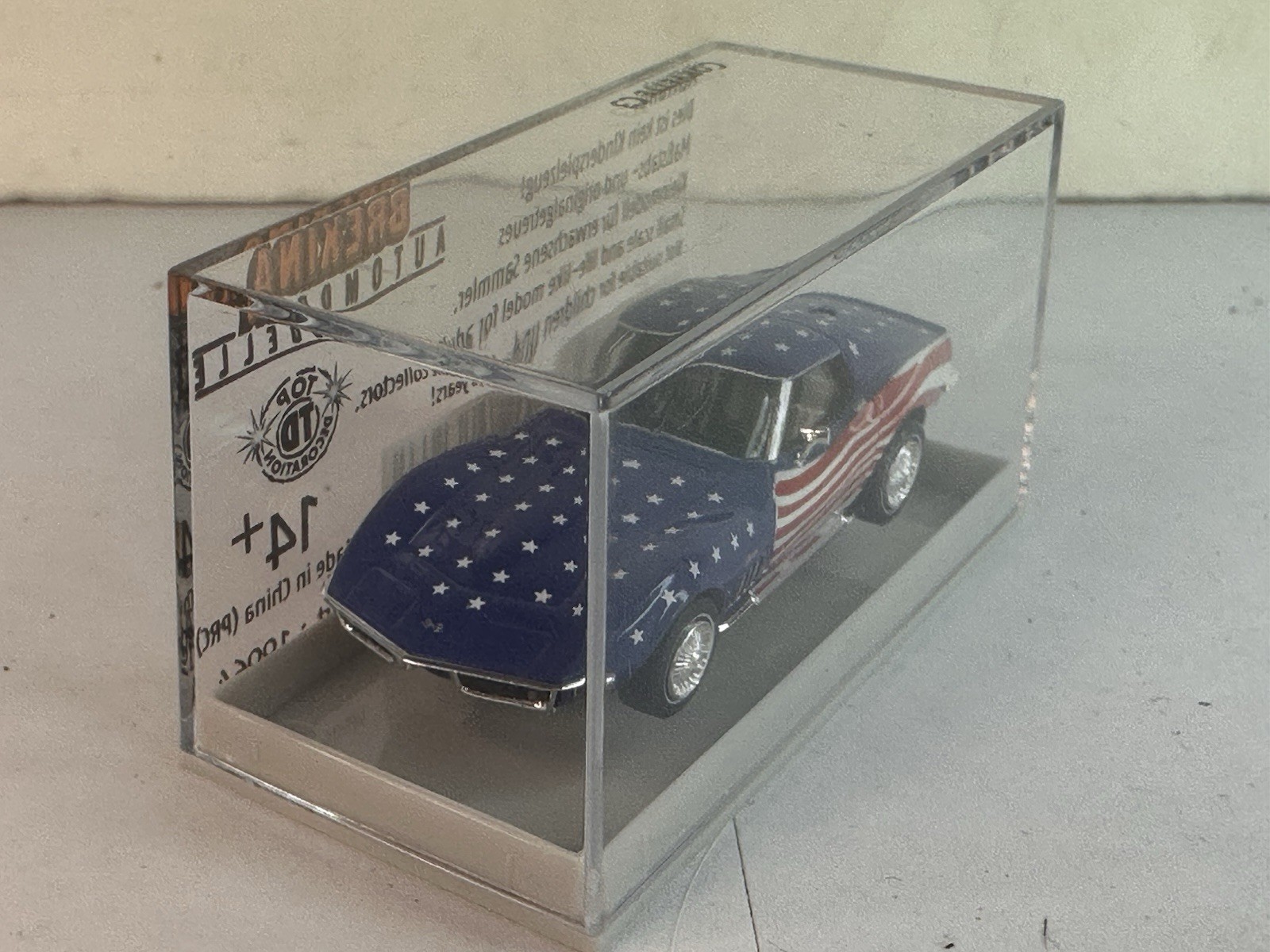 HO Scale 1964 Brekina Stars & Stripes Corvette New Old Stock