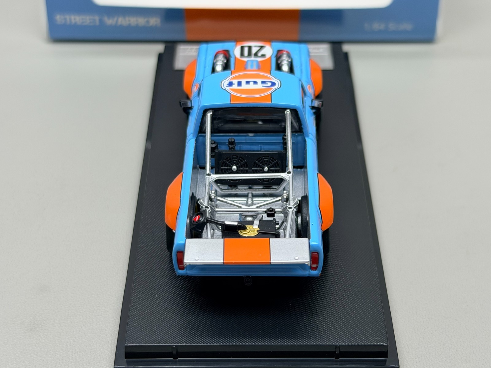 SW 1/64 Ford Mustang Hoonicorn F-150 Pickup Truck Gulf Model Diecast Metal Car