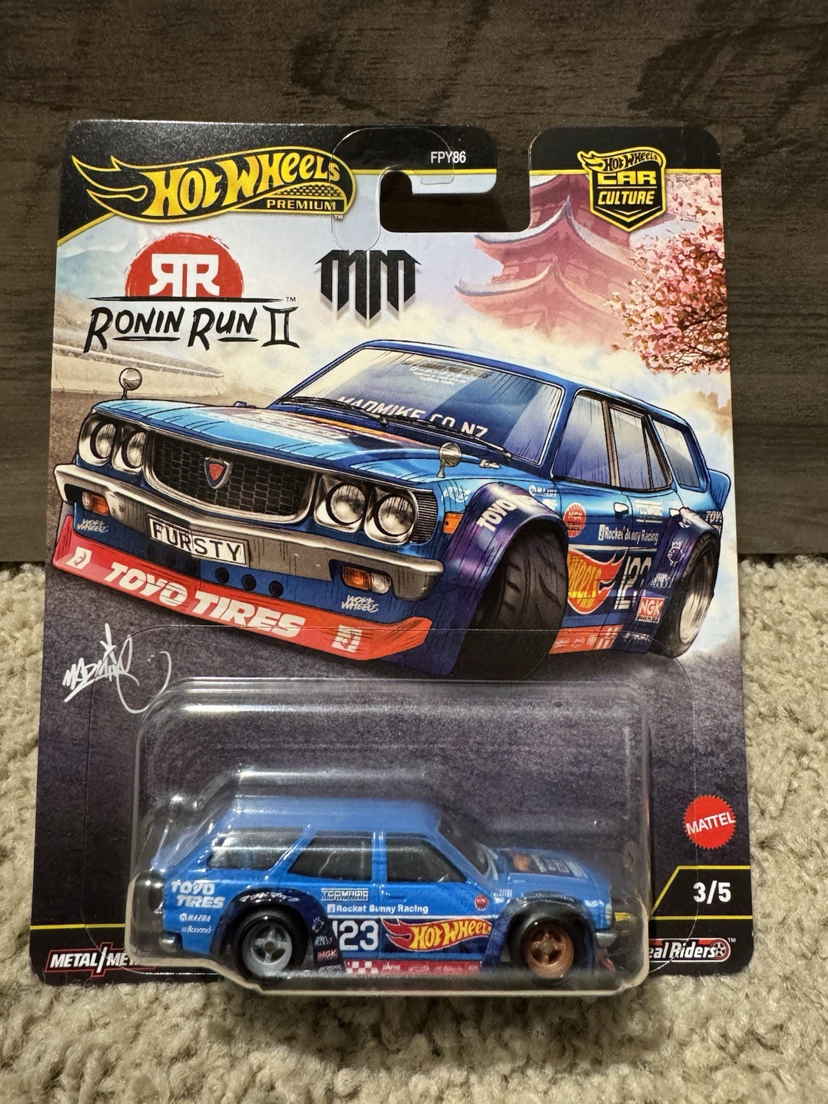 Mad Mike Mazda RX-3 Wagon 2025 Hot Wheels Car Culture Ronin Run II