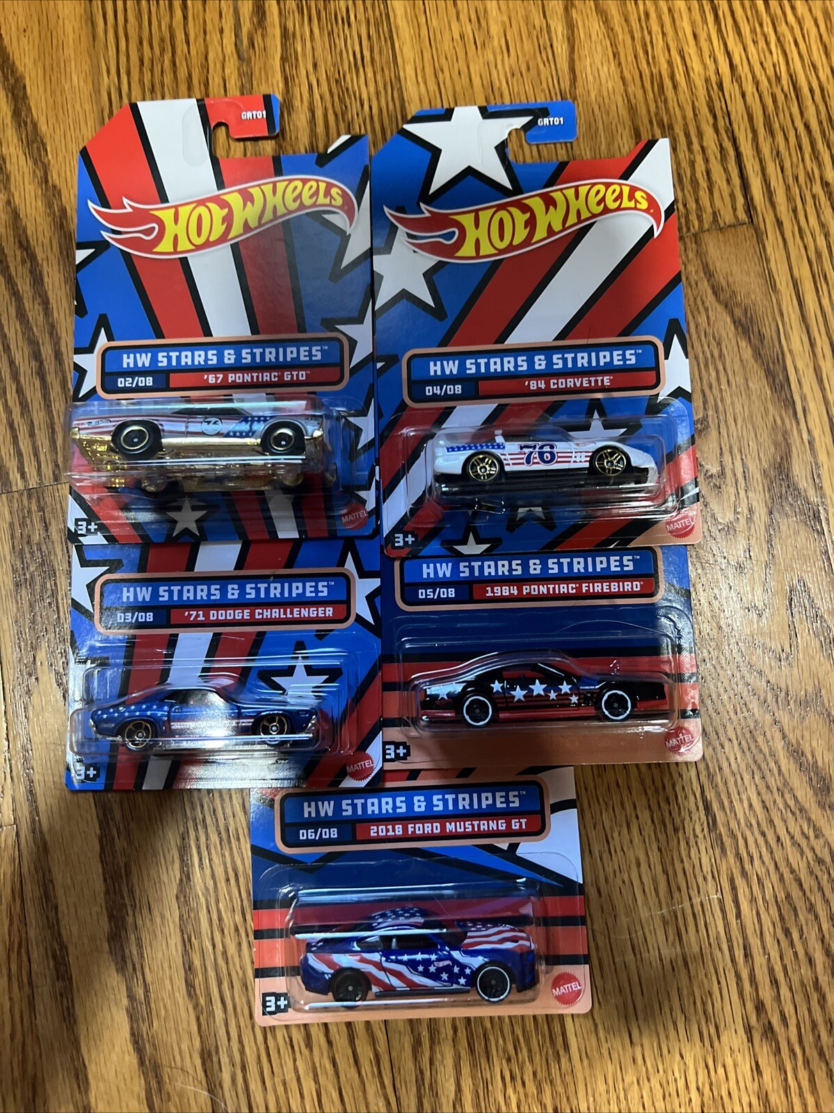 Hot Wheels Stars and Stripes Mixed Lot of 19