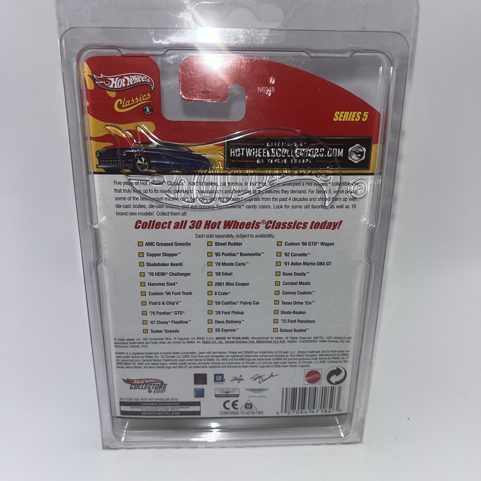 Hot Wheels Classics Series 5 Gold Copper Stopper Chase 2 of 30 Redline