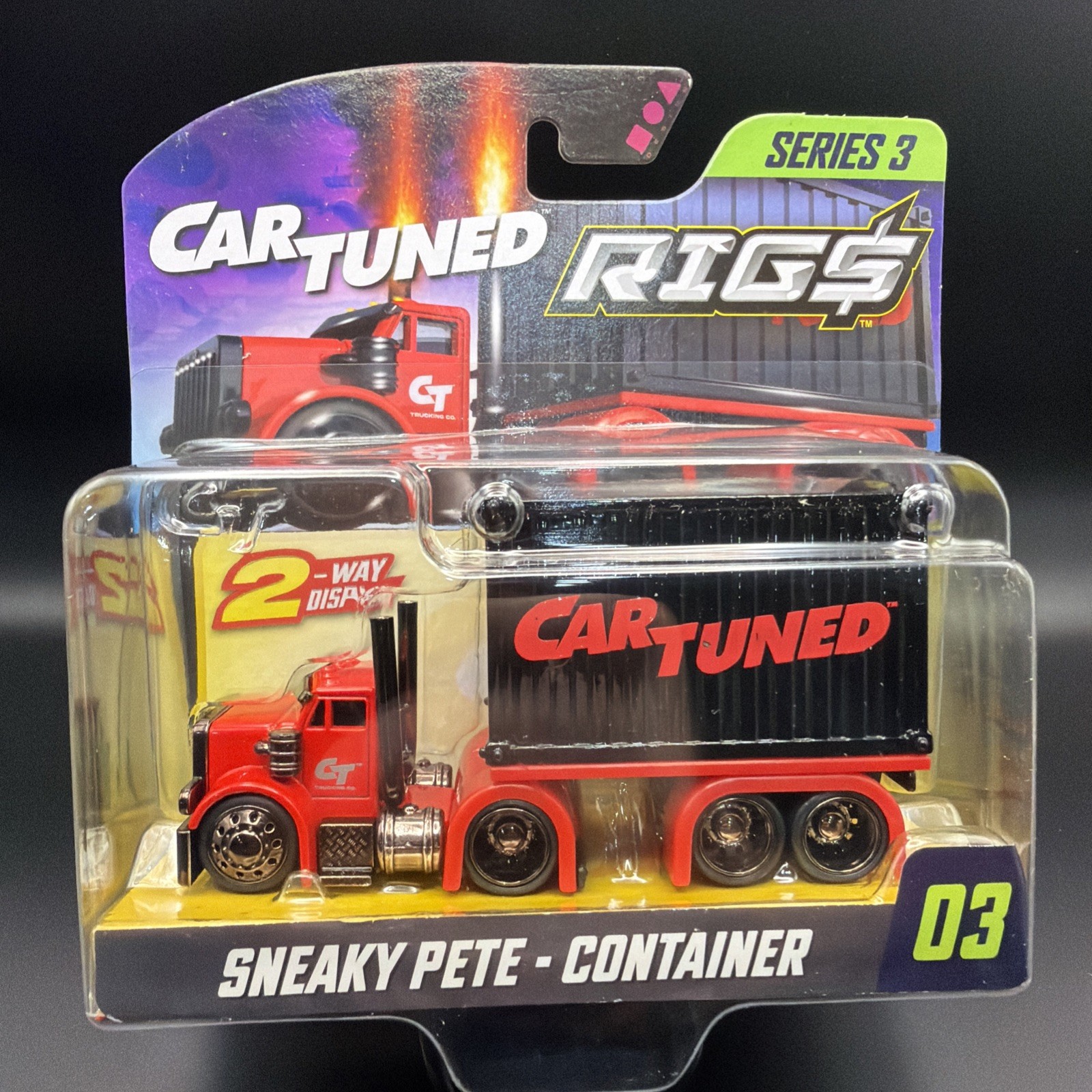 Car Tuned RIGS Series 3 – Sneaky Pete Container #03 – Red W/ Black Container