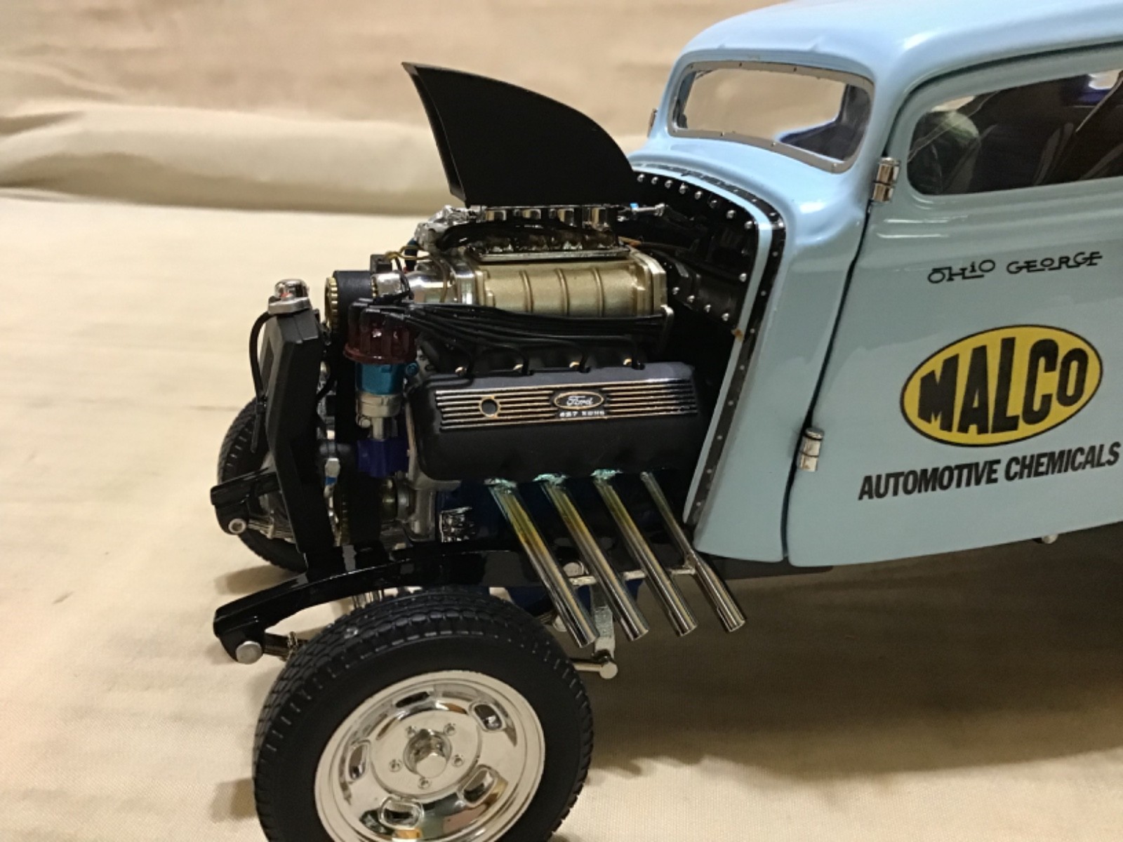 OHIO GEORGE MONTGOMERY 1933 WILLYS GASSER 1/18 PRECISION MINIATURES NHRA PRM04