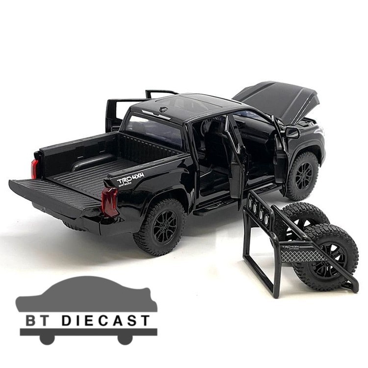 MIJO EXCLUSIVES 2023 TOYOTA TUNDRA TRD OFF ROAD 4×4 1/24 BLACK H08555R-BK
