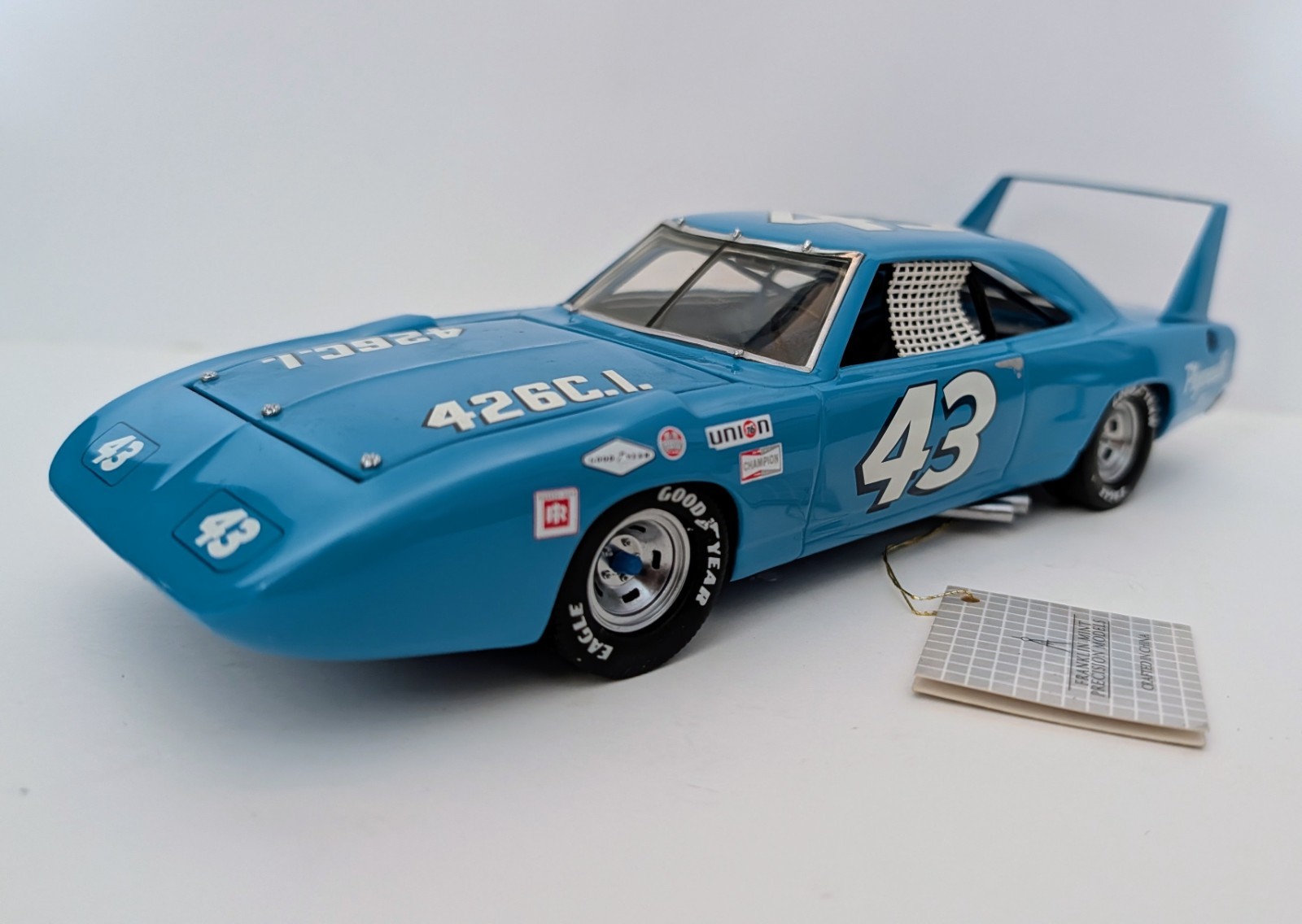 Franklin Mint Richard Petty #43 Plymouth Superbird 1:24 Diecast Precision Model