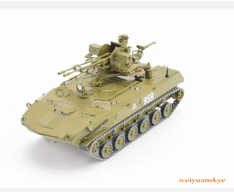 1:43 BTR-ZD Soviet BTR-ZD Self-Defense Artillery Tank Model Display Toy SSM3047