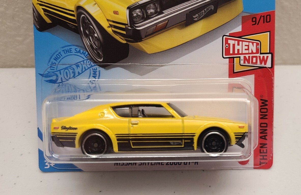 Hotwheels Then and Now – NISSAN SKYLINE 2000 GT-R 1/64 Diecast NEW