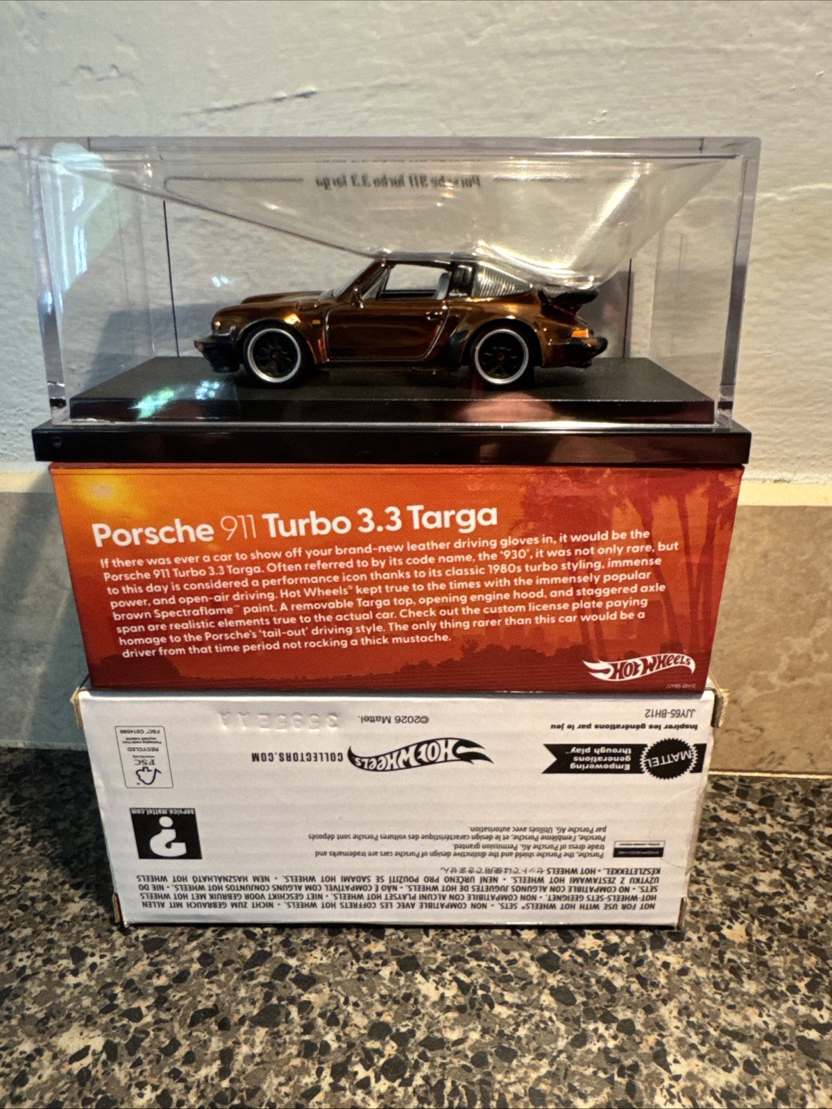 Hot Wheels RLC Exclusive 1988 Porsche 911 Turbo 3.3 Targa *BRONZE*
