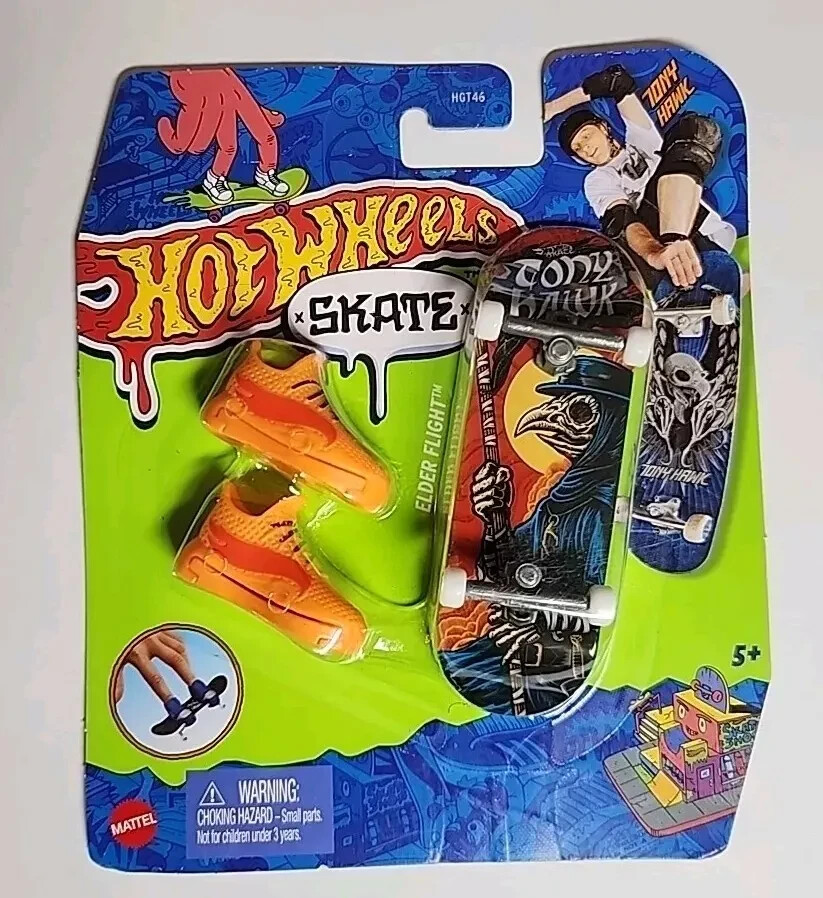 Hot Wheels Skate Tony Hawk – Elder Flight – Finger Skateboard Toy New
