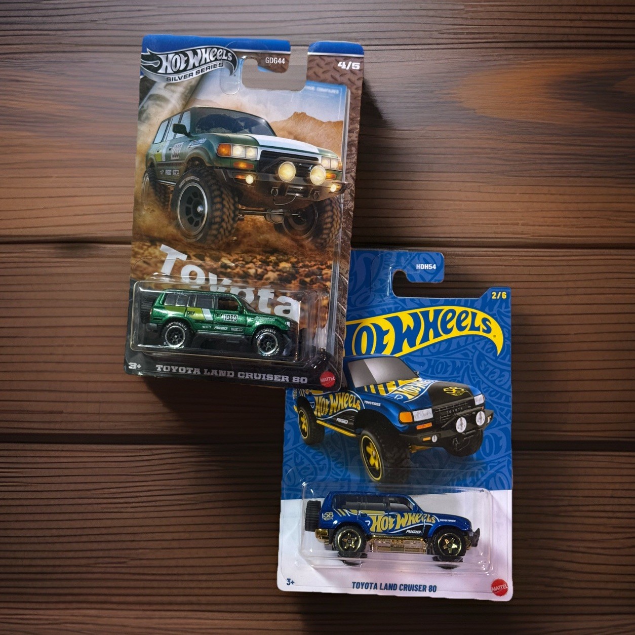 2026 Hot Wheels Anniversary + 2025 Silver Series Toyota LAND Cruiser 80 LOT 2