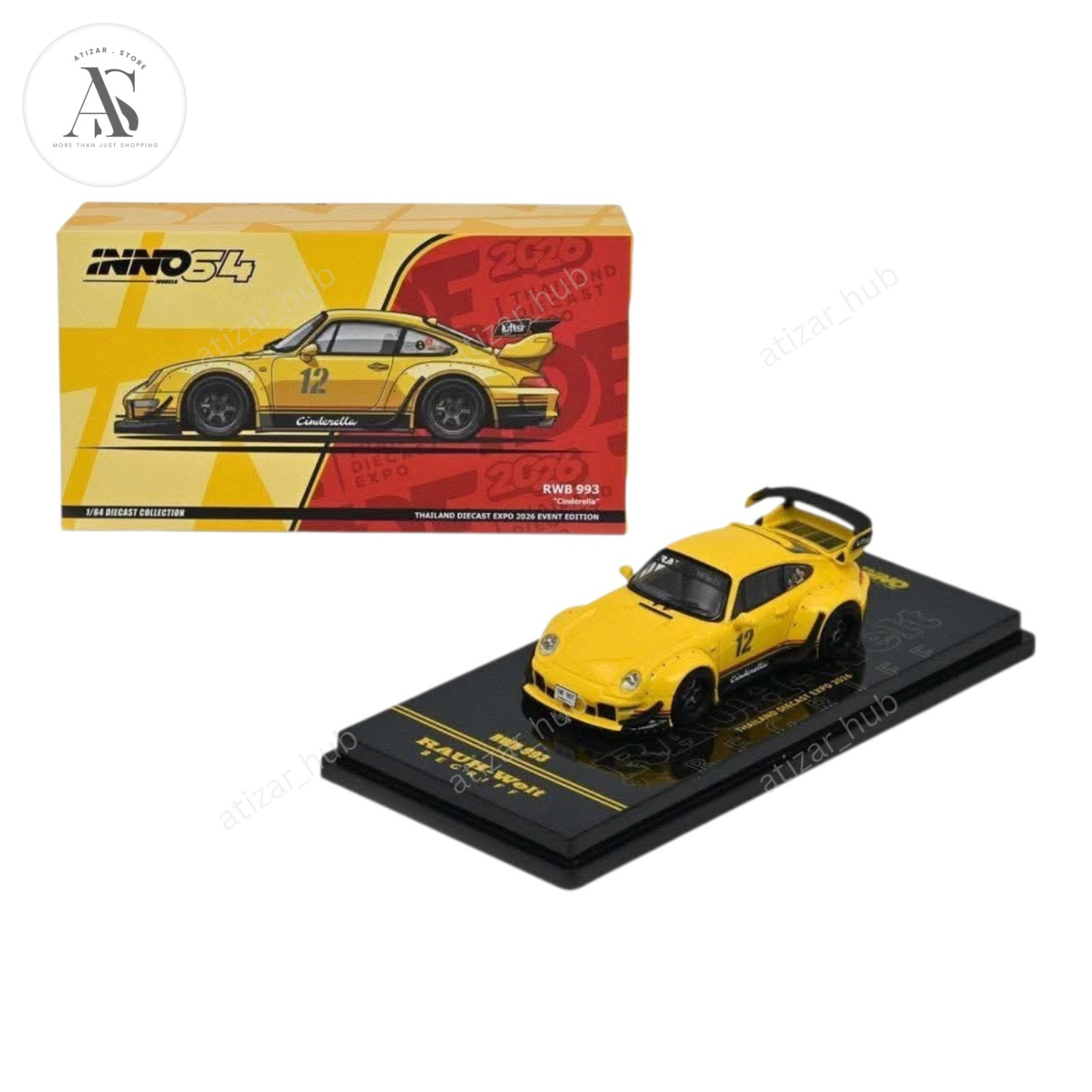 INNO64 RWB 993 Cinderella Thailand Diecast Expo TDE 2026 1:64 Limited Ed