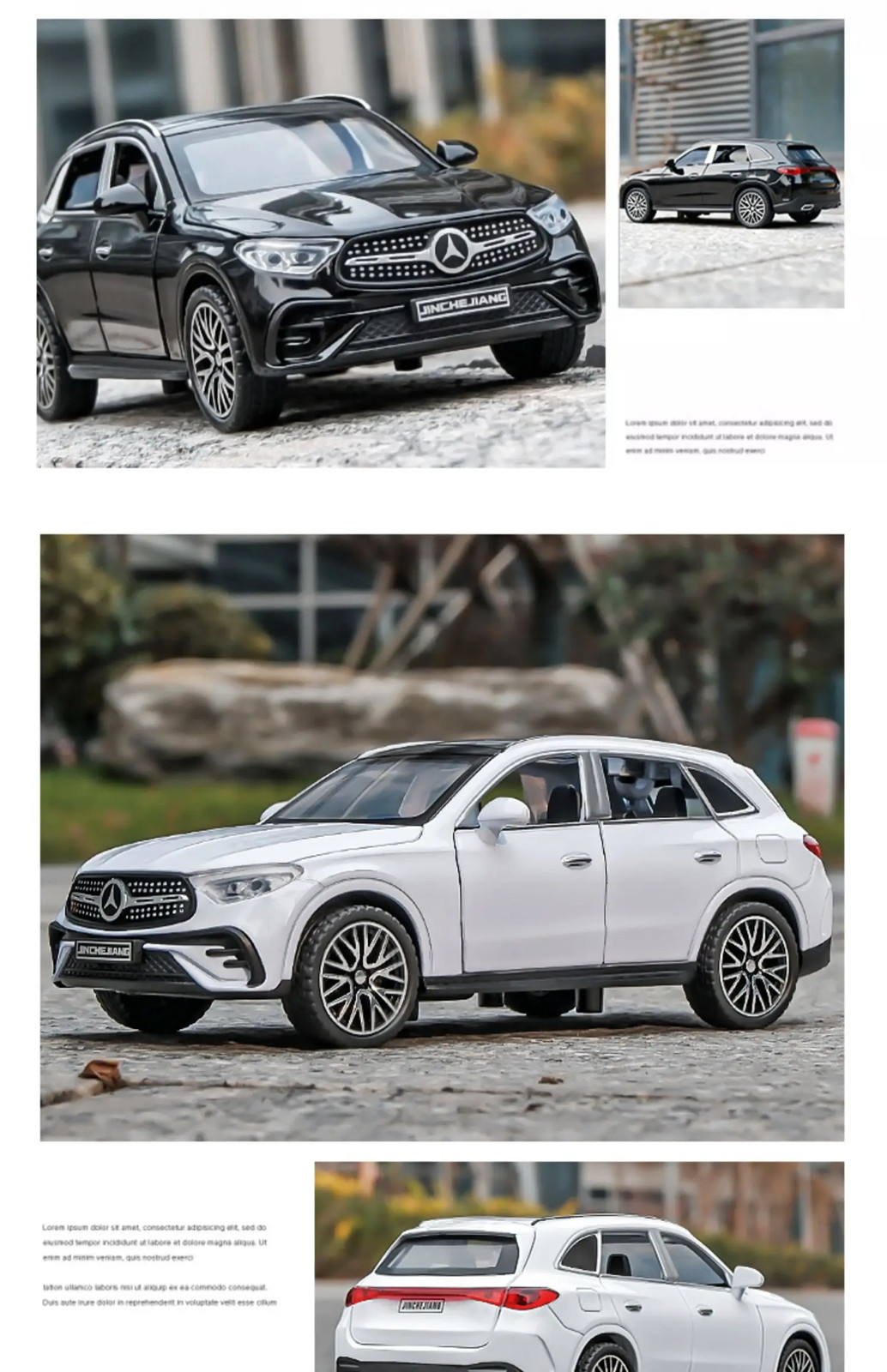 1:32 Mercedes-Benz GLC400 SUV Alloy Diecast Car Model Sound Light Kid’s Toy gift