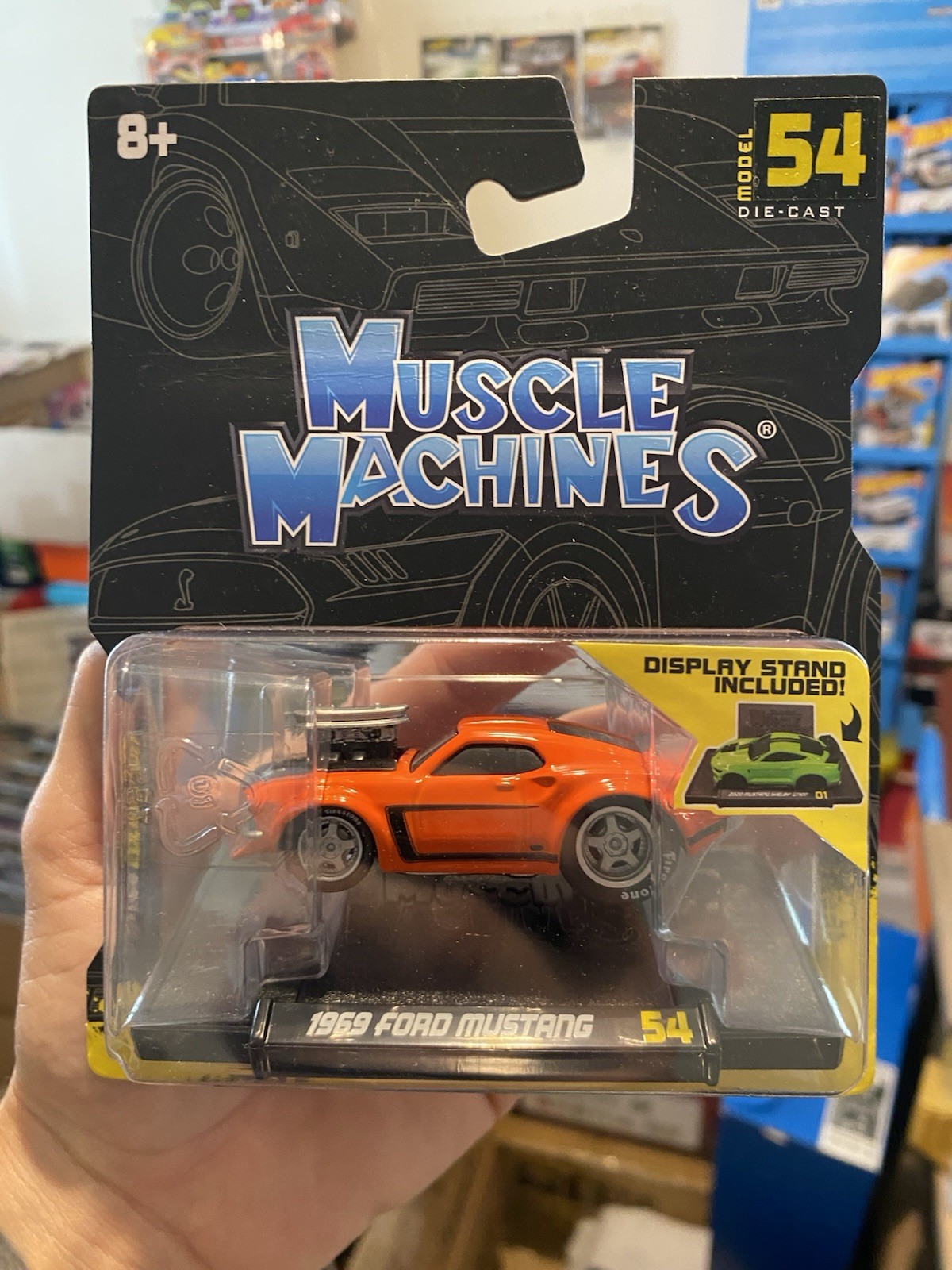 2026 Muscle Machines 1969 Ford Mustang In Orange VHTF