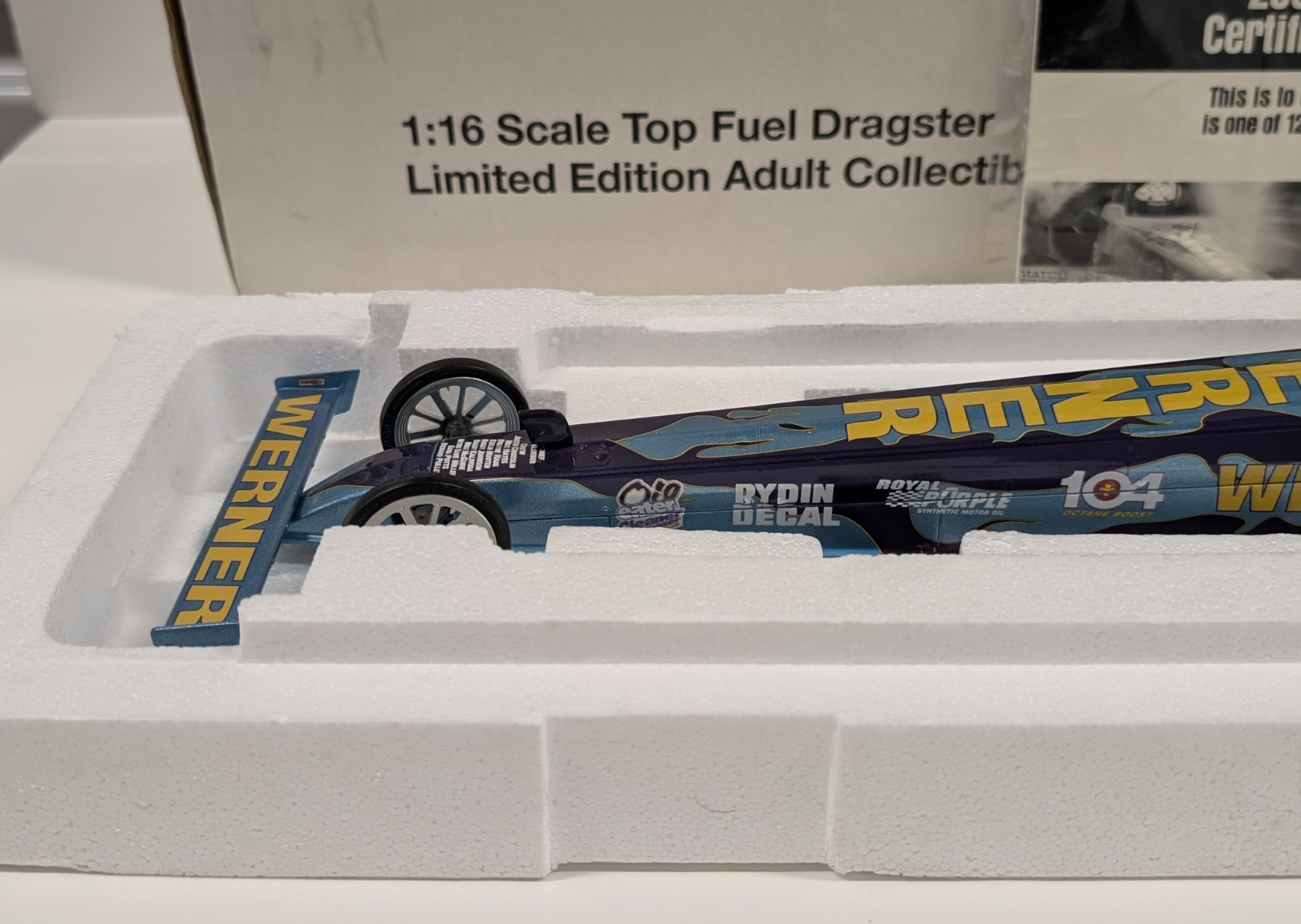 Milestone Werner Enterprises Clay Millican 1/16 Scale Top Fuel Dragster NHRA