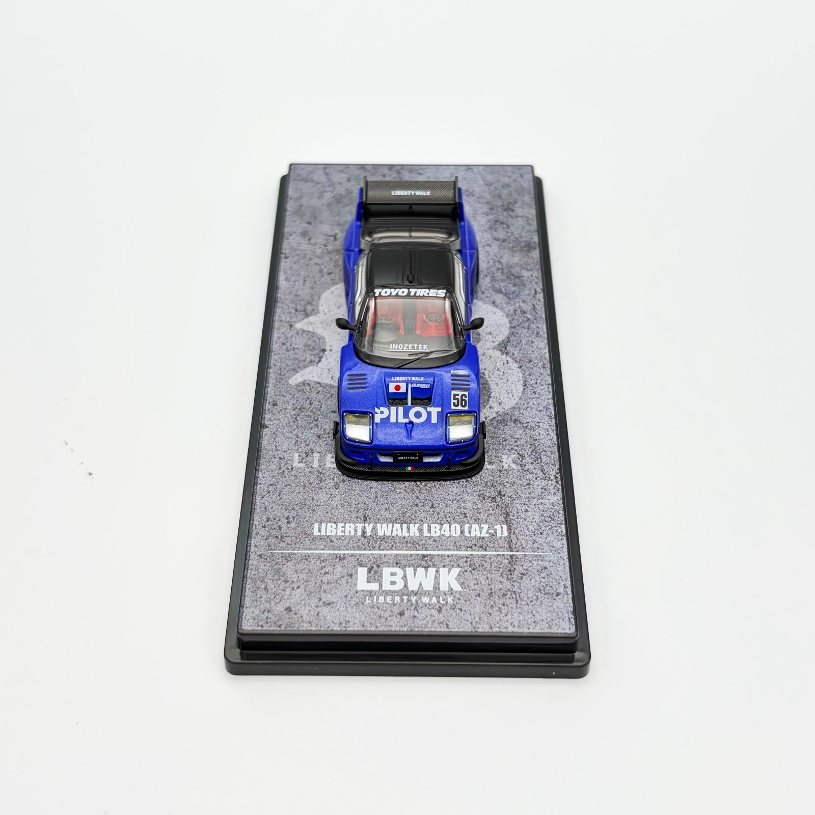 INNO64 1:64 Mazda AZ-1 Liberty Walk LB40 “PILOT” Blue