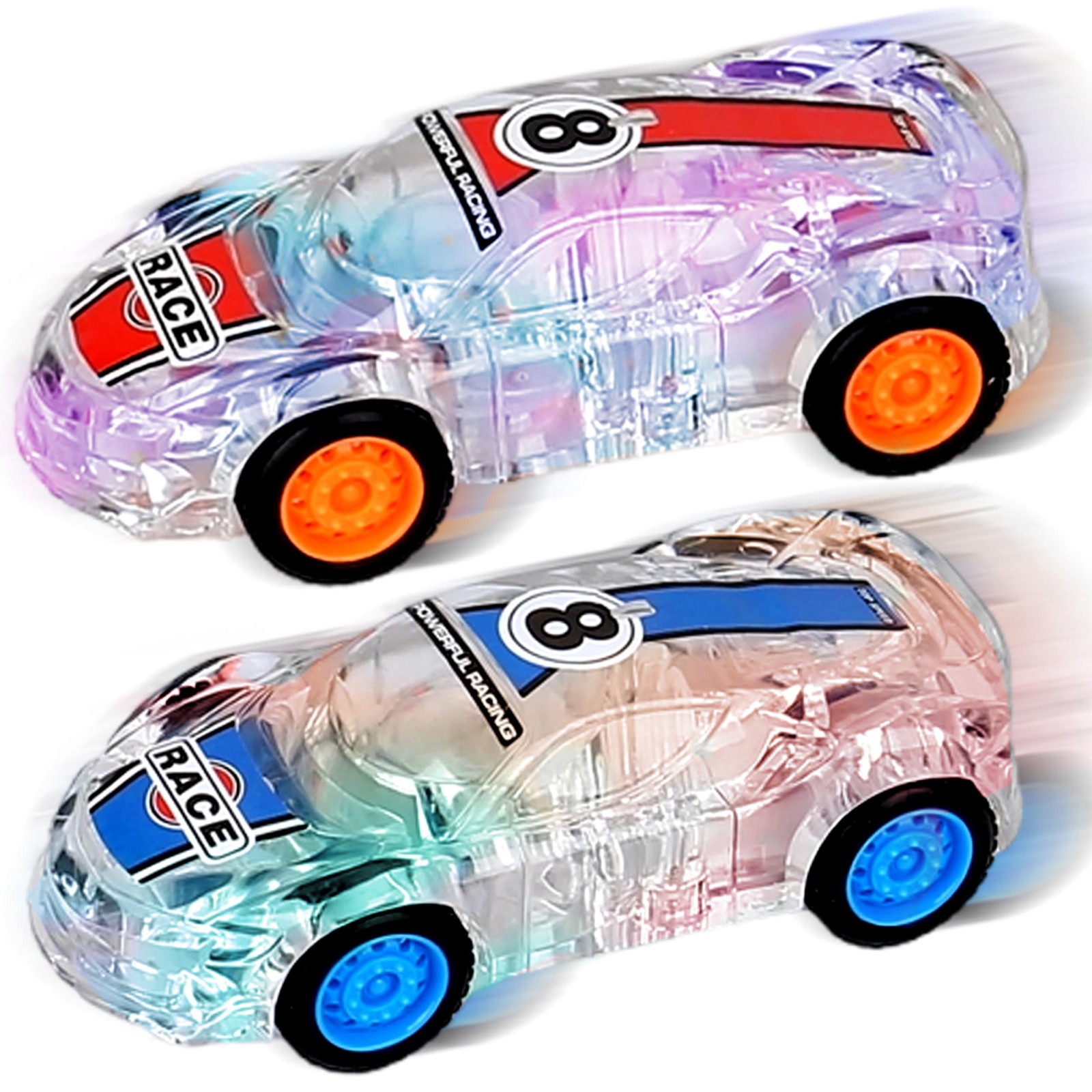 Race Cars Toys Light Up Toys Pull Back Cars Set 3 4 5 6 7 8 Years Party Gift