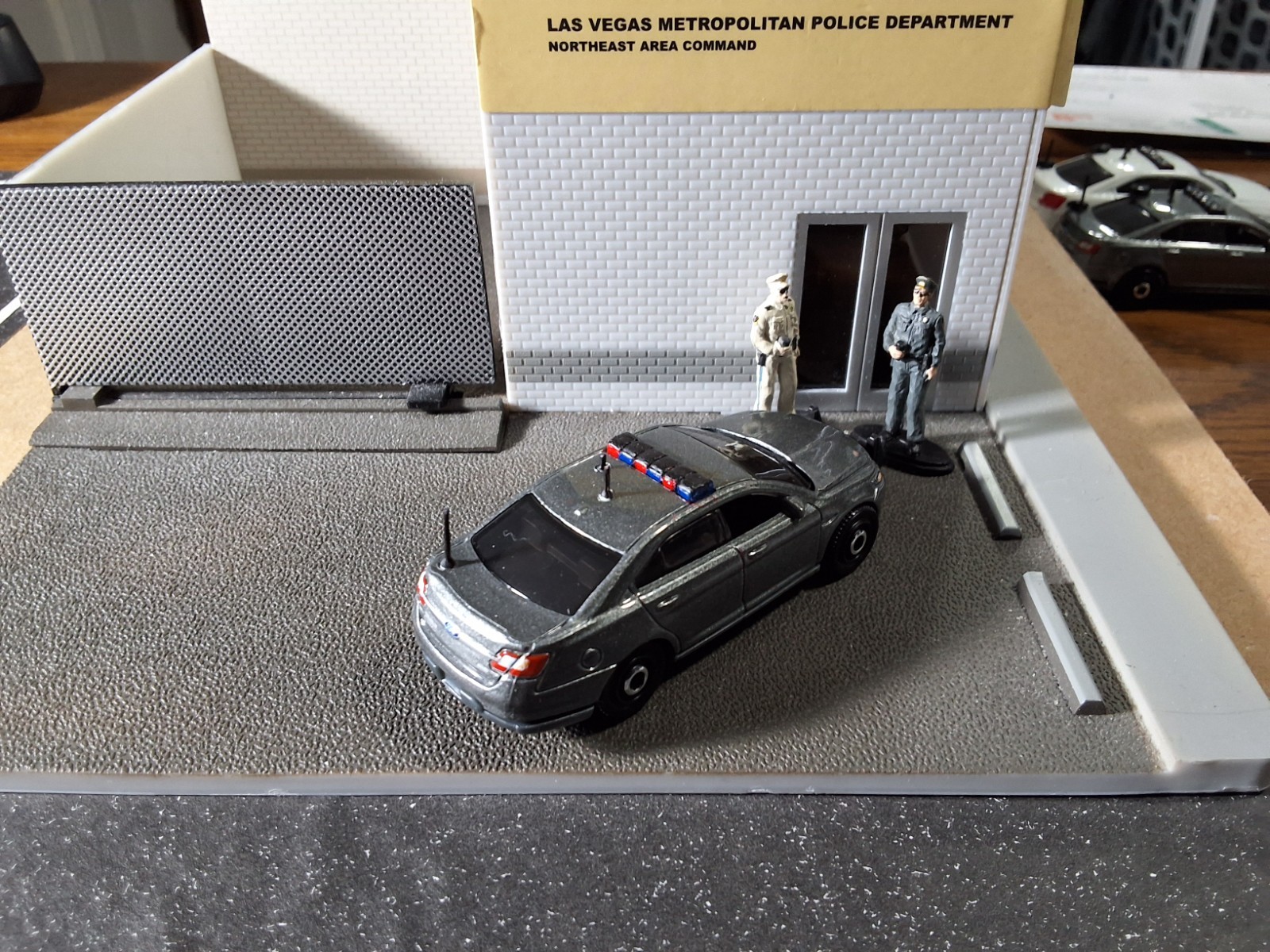 MATCHBOX POLICE FORD TAURUS INTERCEPTOR GRAY CUSTOM UNMARKED BLANK UNIT