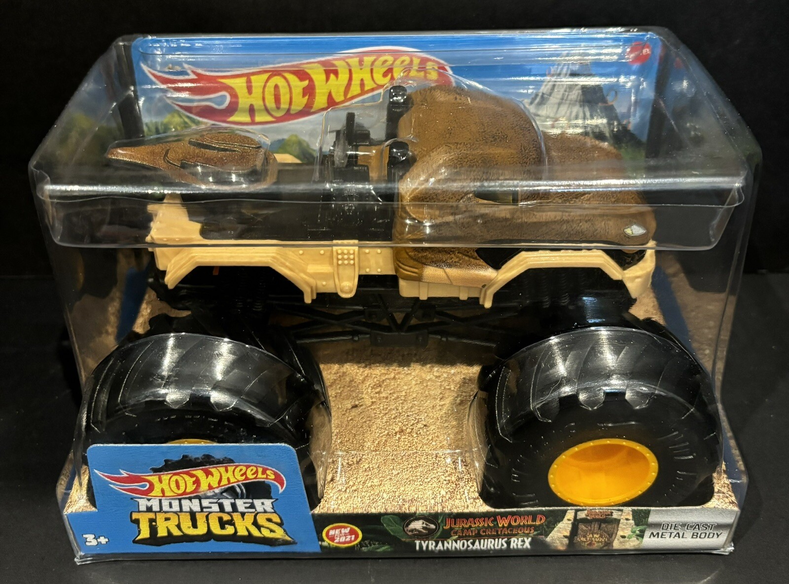 Jurassic World Mega Lot-T-Rex 1:24 Truck,H.W. 5 Car Set,Funko Pop,5 1:24 Trucks,