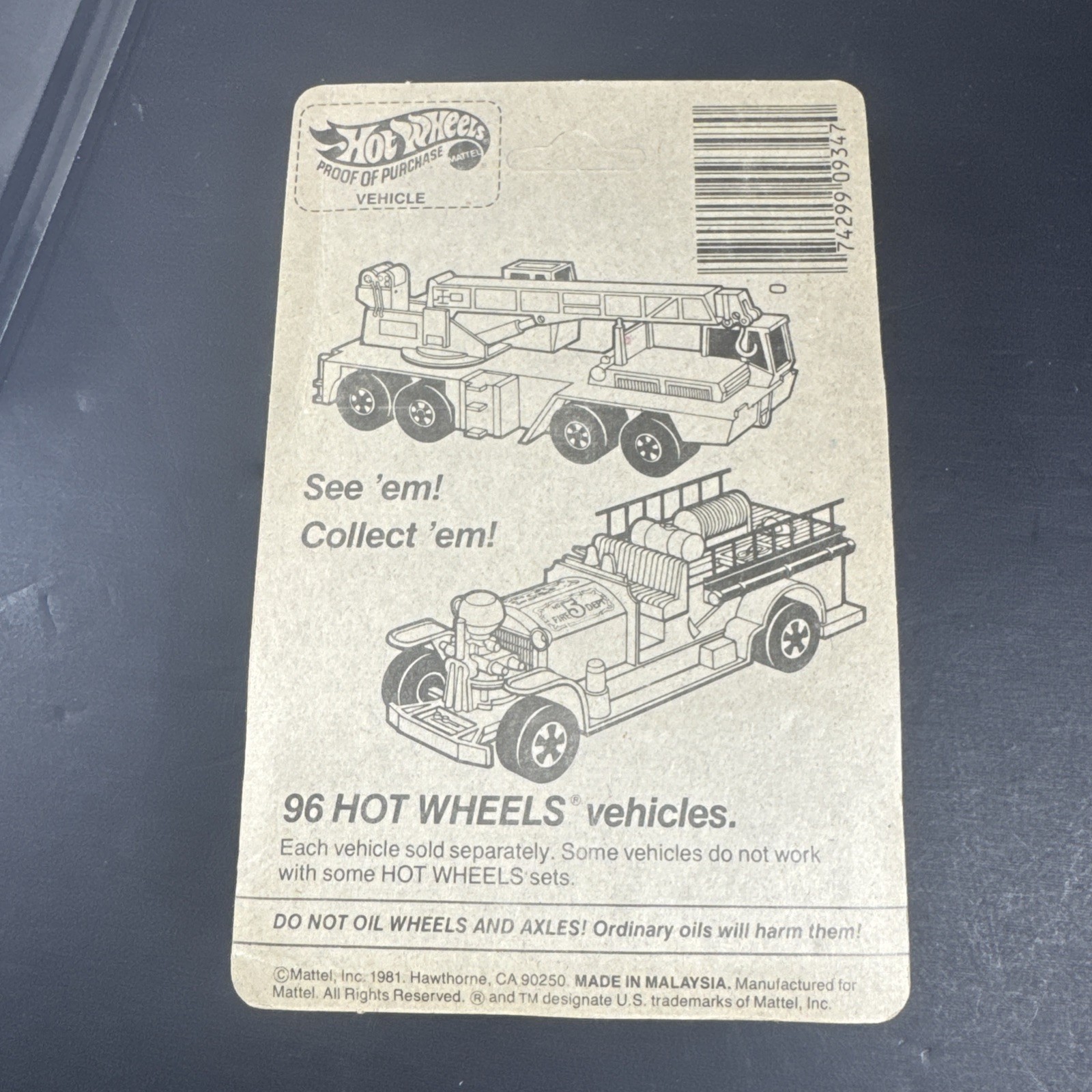 Mattel Hot Wheels 1981 #3911 CLASSIC MERCEDES 540K Sealed on card MALAYSIA