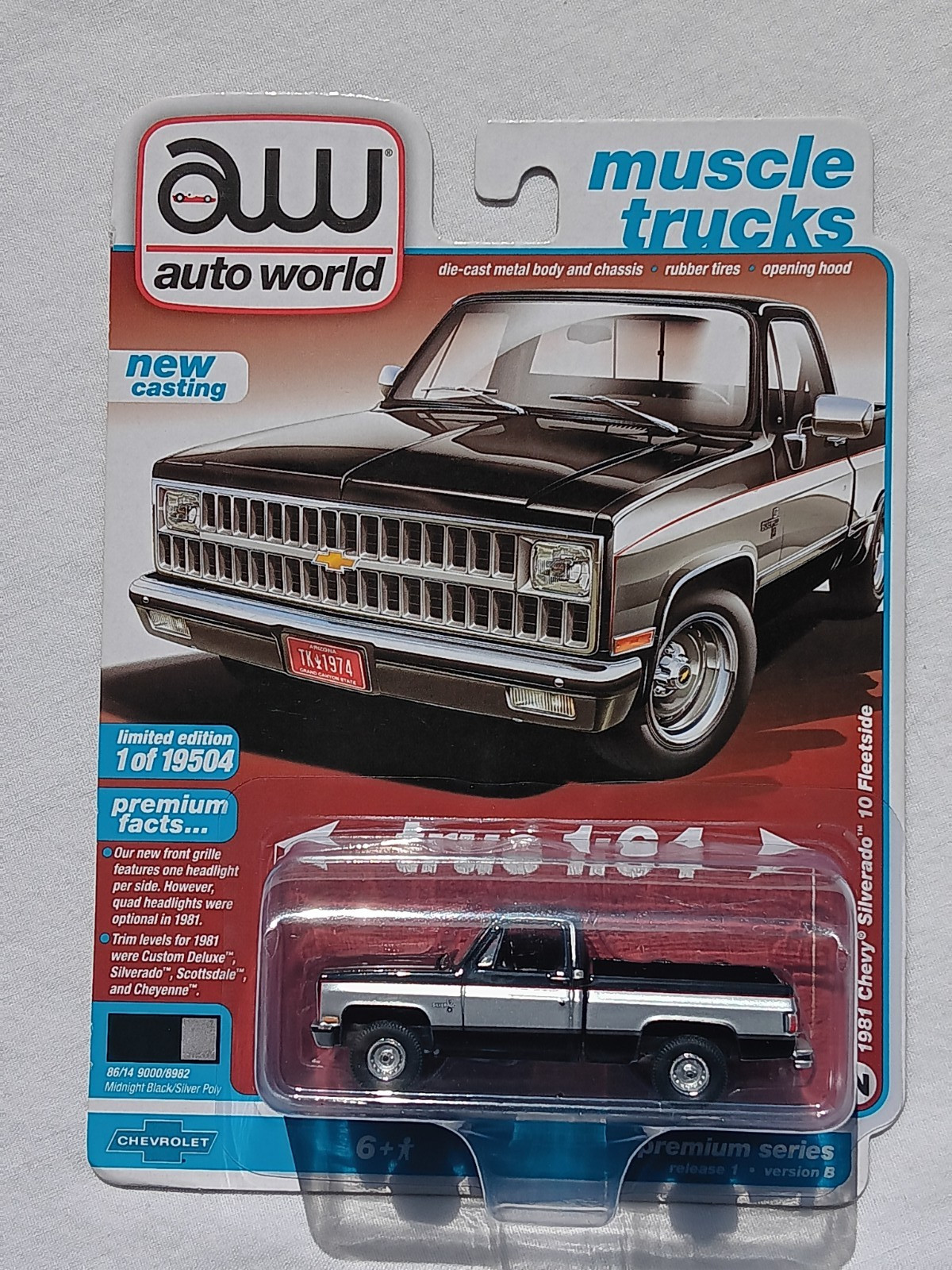 Auto World 1981 Chevy Silverado 10 Fleetside 1/64