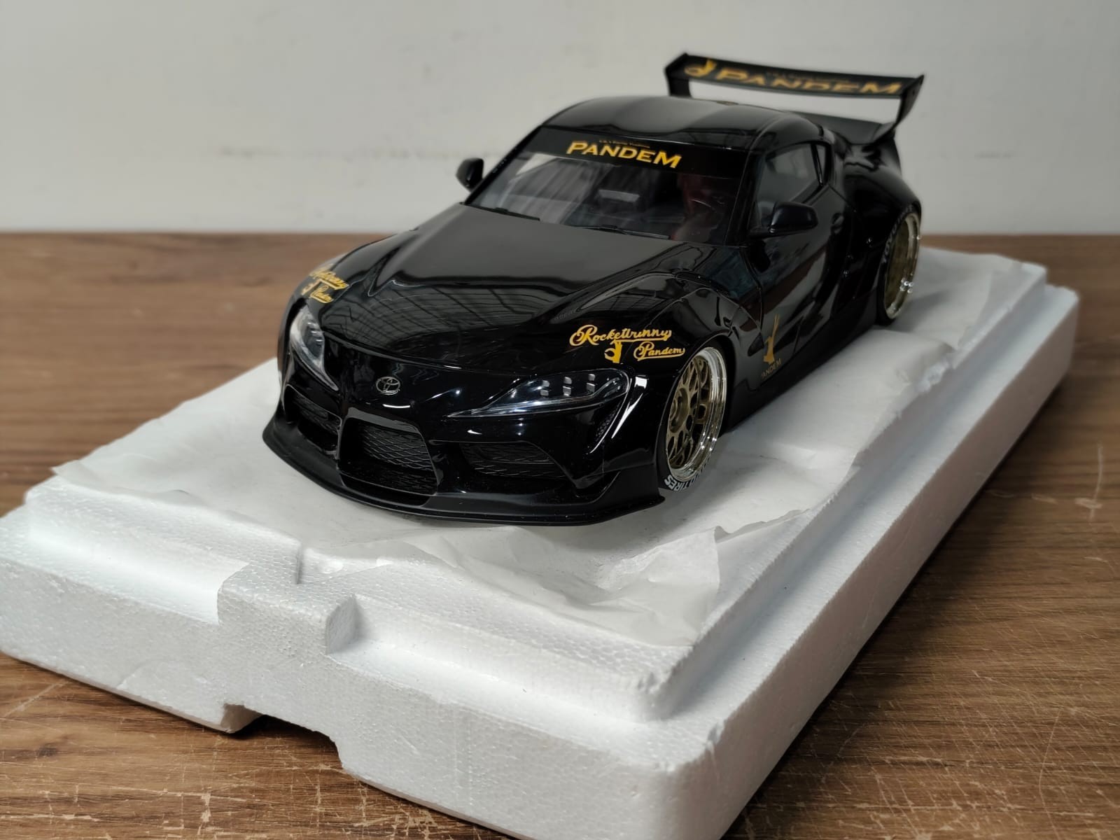 Top Speed Toyota Supra GR Pandem V1.0 1:18 Black Edition
