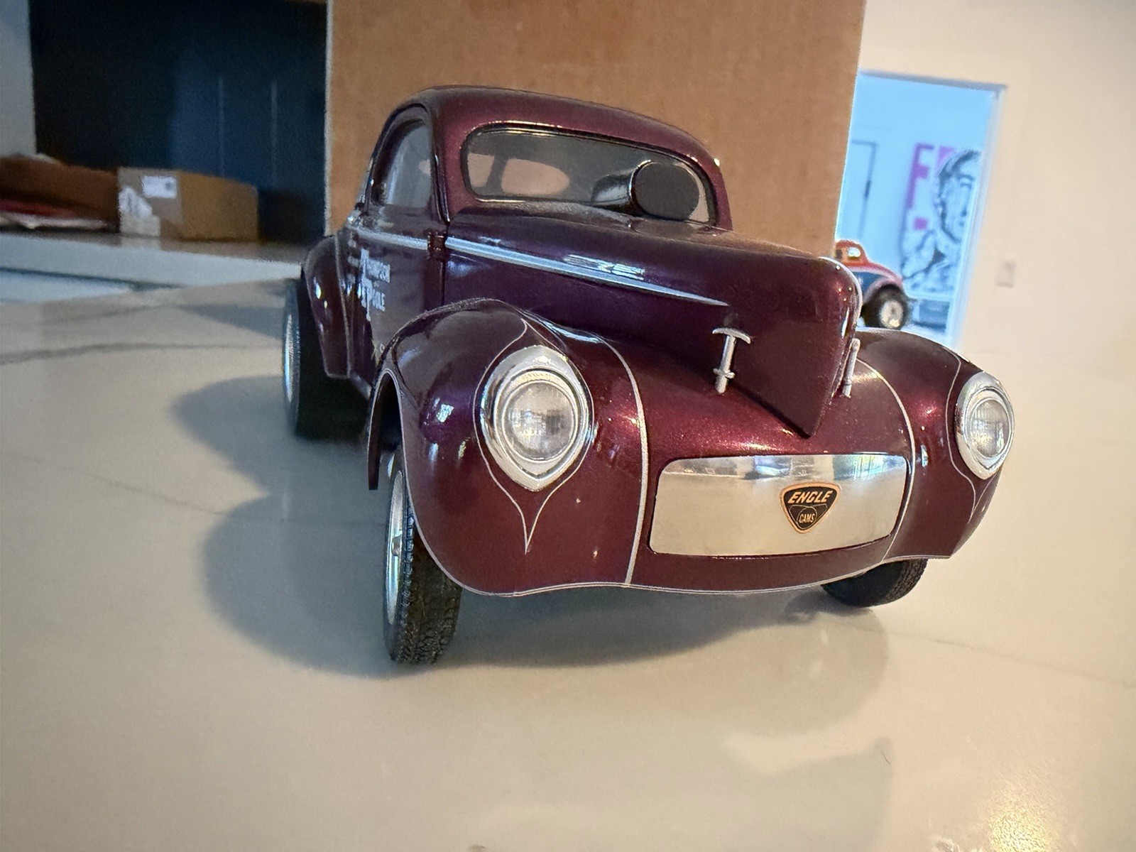 ACME Trading Co. THOMPSON AND POOLE – 1941 WILLYS GASSER DRAG CAR – 1/18 DIECAST