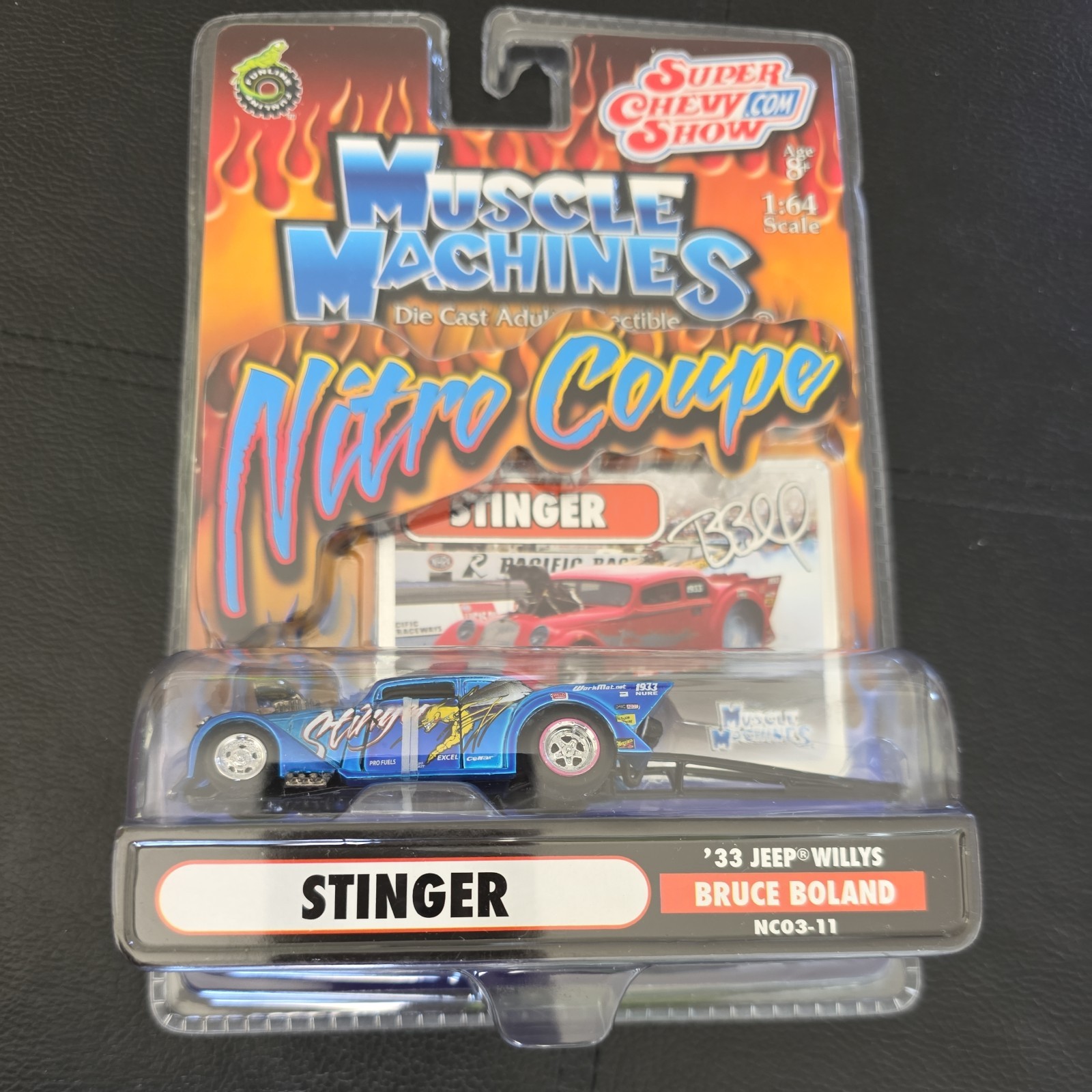 6 Pks 1:64 scale Muscle Machines Nitro Coupe die-cast vehicles Adult Collectibes