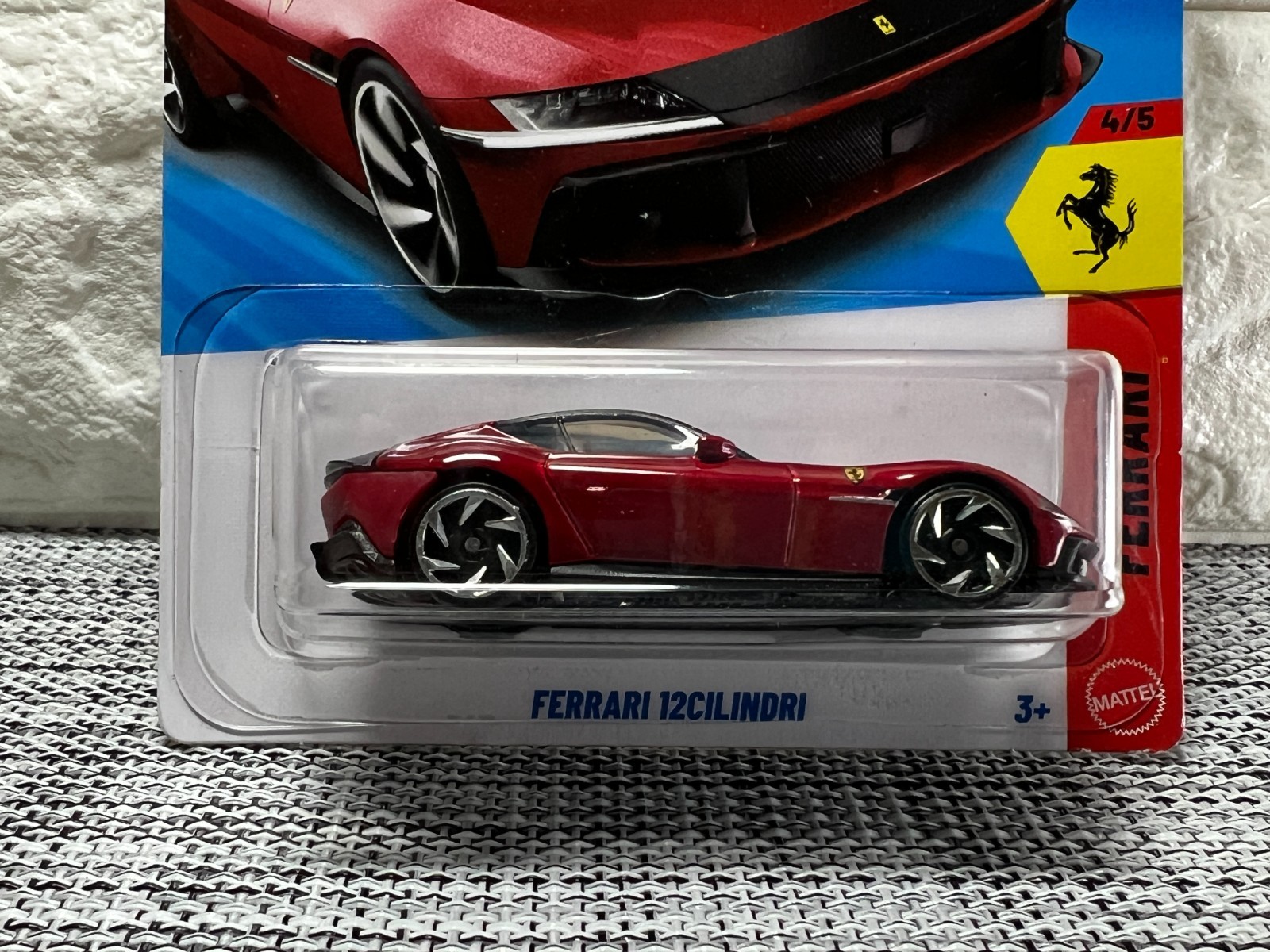 Hot Wheels Ferrari 4/5 Ferrari 12Cilindri 94/250 New For 2026 Red