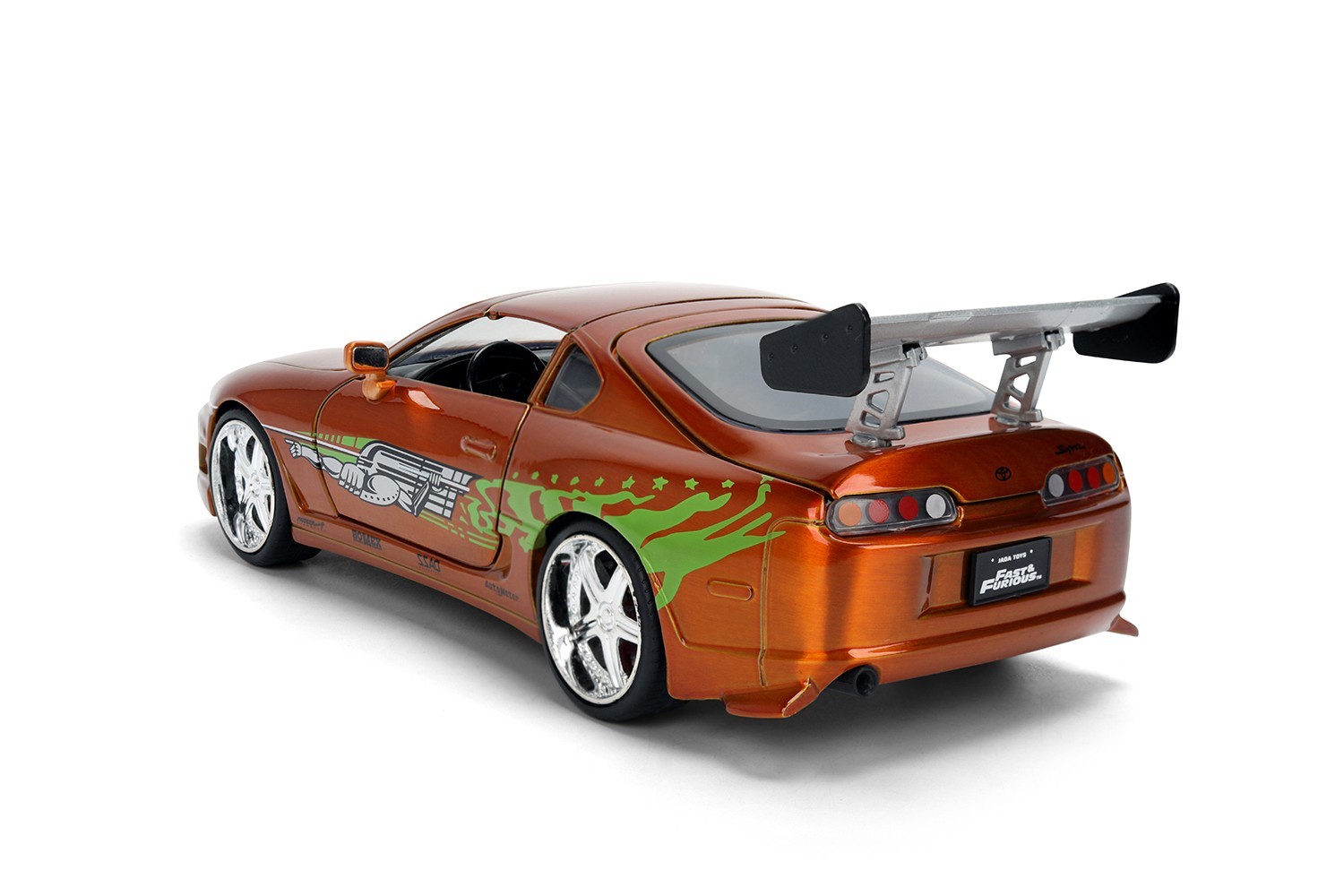 JADA 25th Yrs Fast & Furious 1:24 Brian Toyota Supra Brush Finish Orange 37703