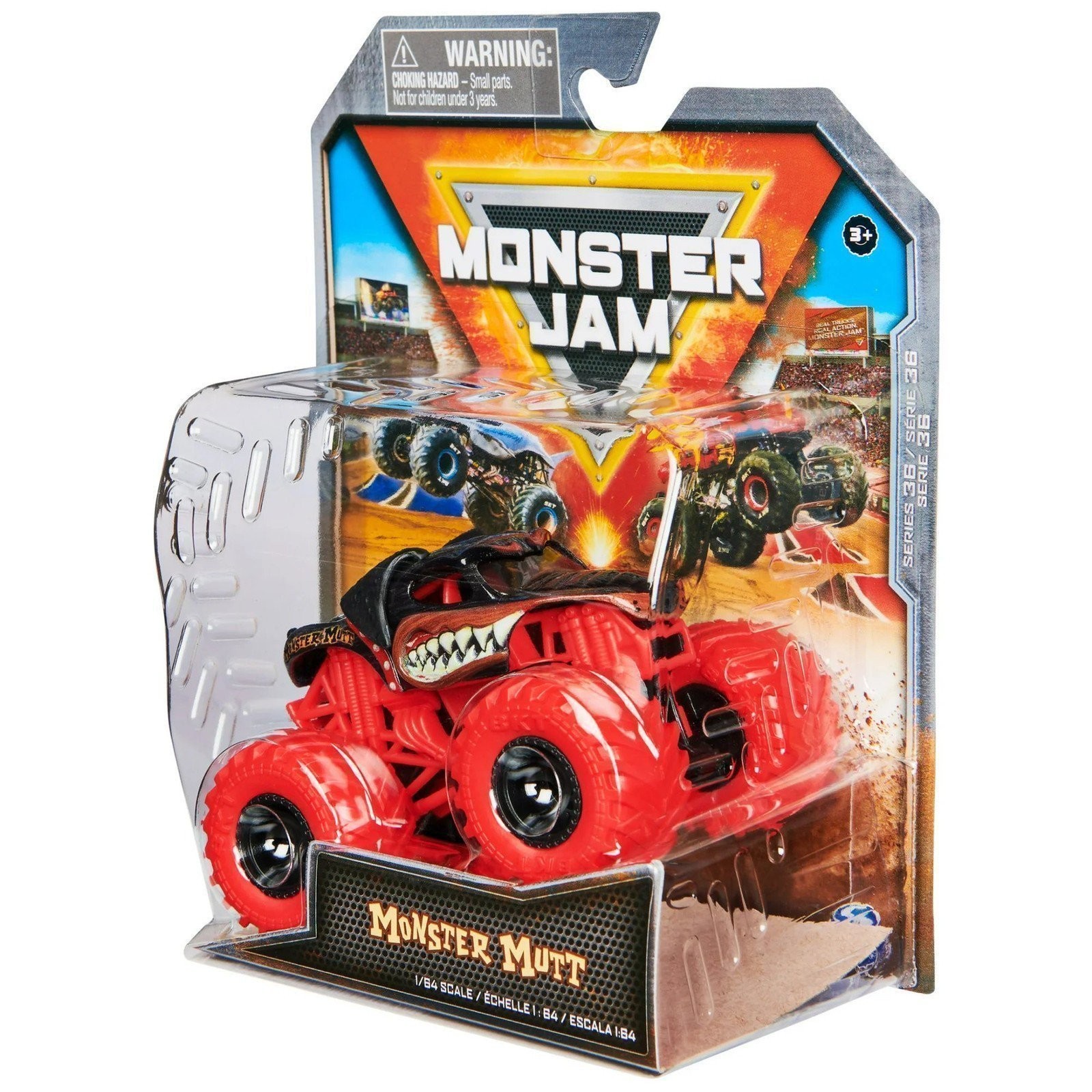 Monster Jam, Official Monster Mutt Rottweiler Monster Truck, Die-Cast…