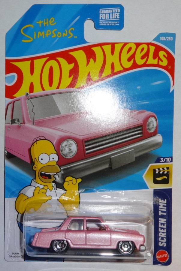 2026 Hot Wheels 108/250 The Simpsons Homer Family Car #3/10 Screen Time MOC