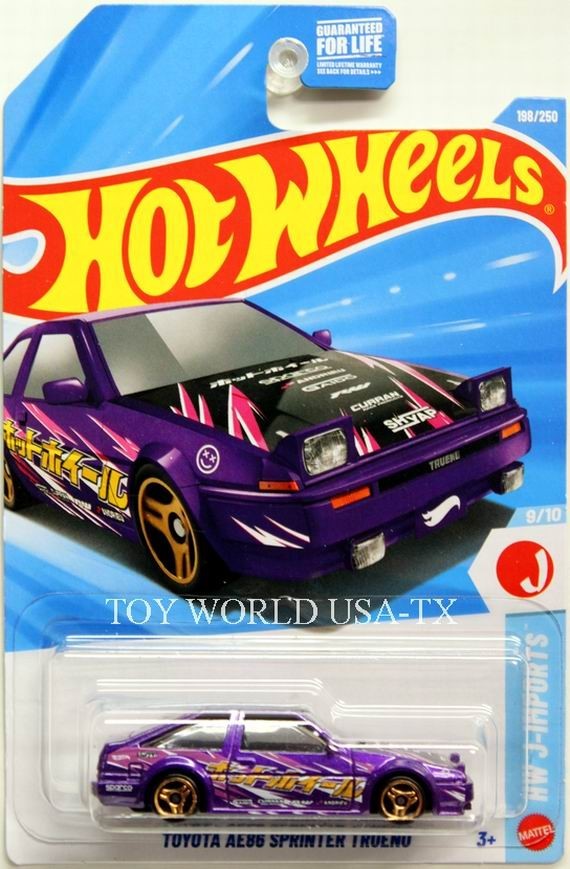 2026 Hot Wheels #198 HW J-Imports Toyota AE86 Sprinter Trueno