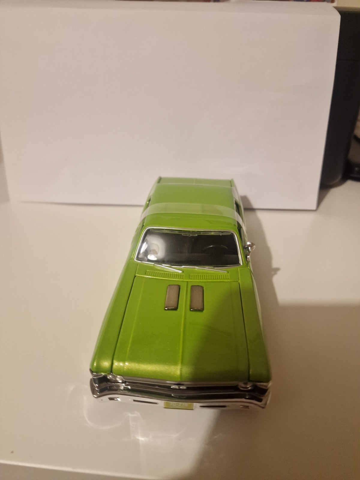 1:24 1970 Chevrolet Nova SS Green Alloy Diecast Car Model KidsAdults Collectible