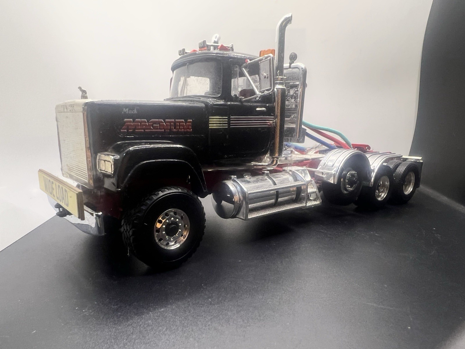 1/34 Custom Conversion First Gear Mack Superliner II Magnum Tri Axle Tractor