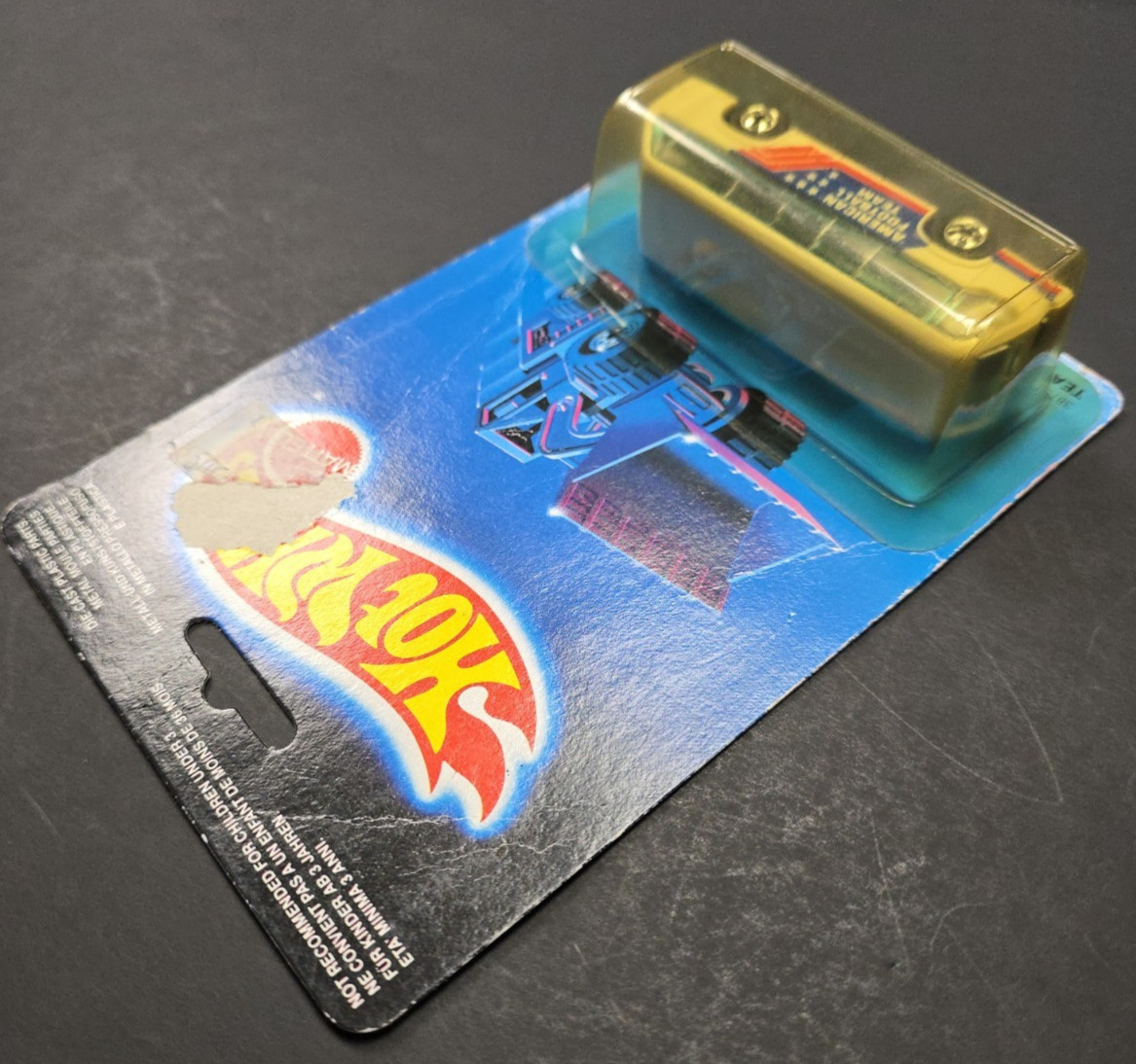 Hot Wheels “American Football Team” Team Bus / Auto Bus International Card 1986