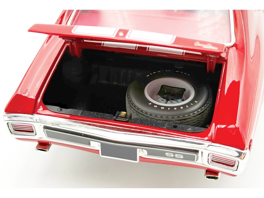 1970 CHEVROLET CHEVELLE SS 454 LS6 CRANBERRY RED 1/18 DIECAST BY ACME A1805530