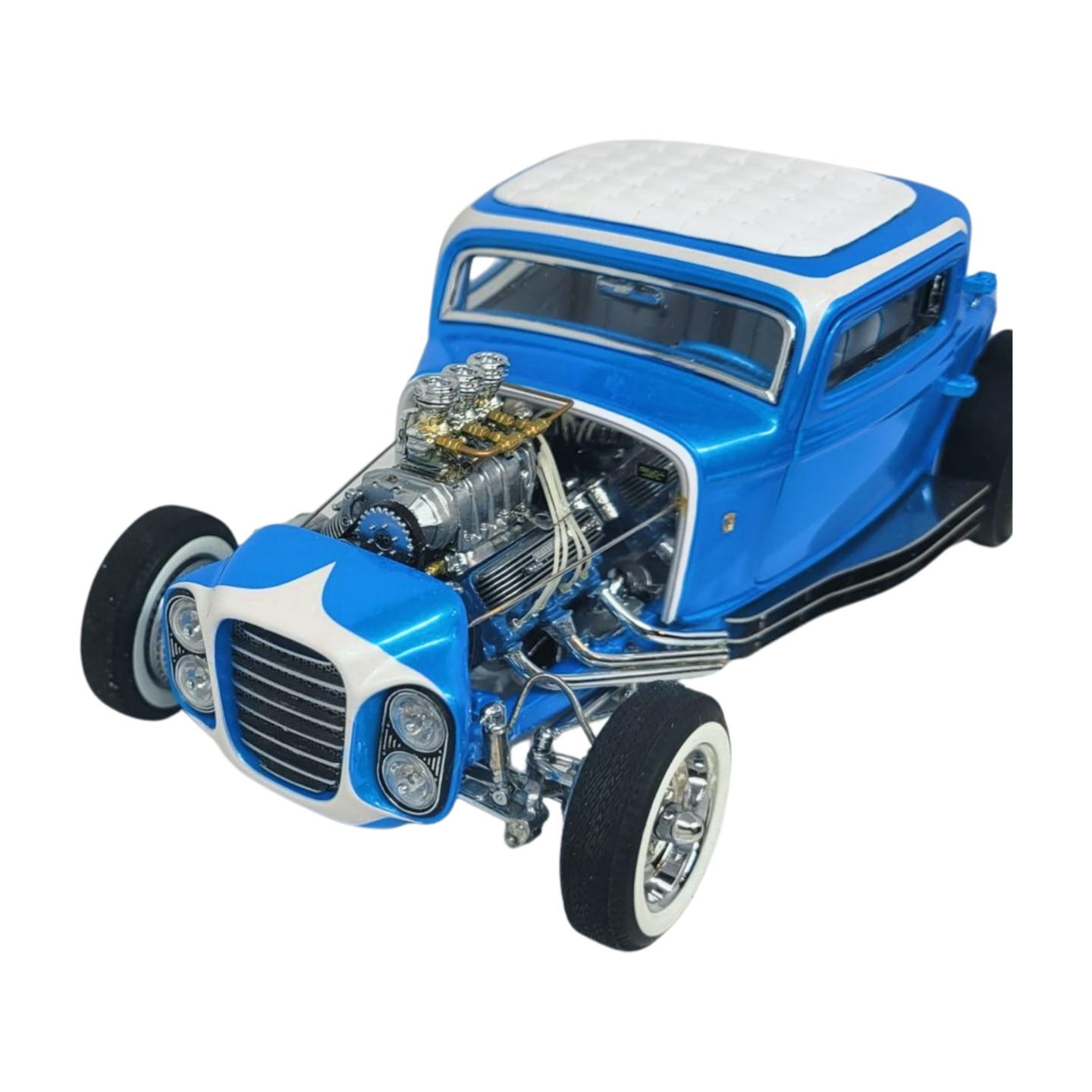 Danbury Mint 1:24 1932 Ford Little Deuce Coupe Limited Edition Blue Beach Boys